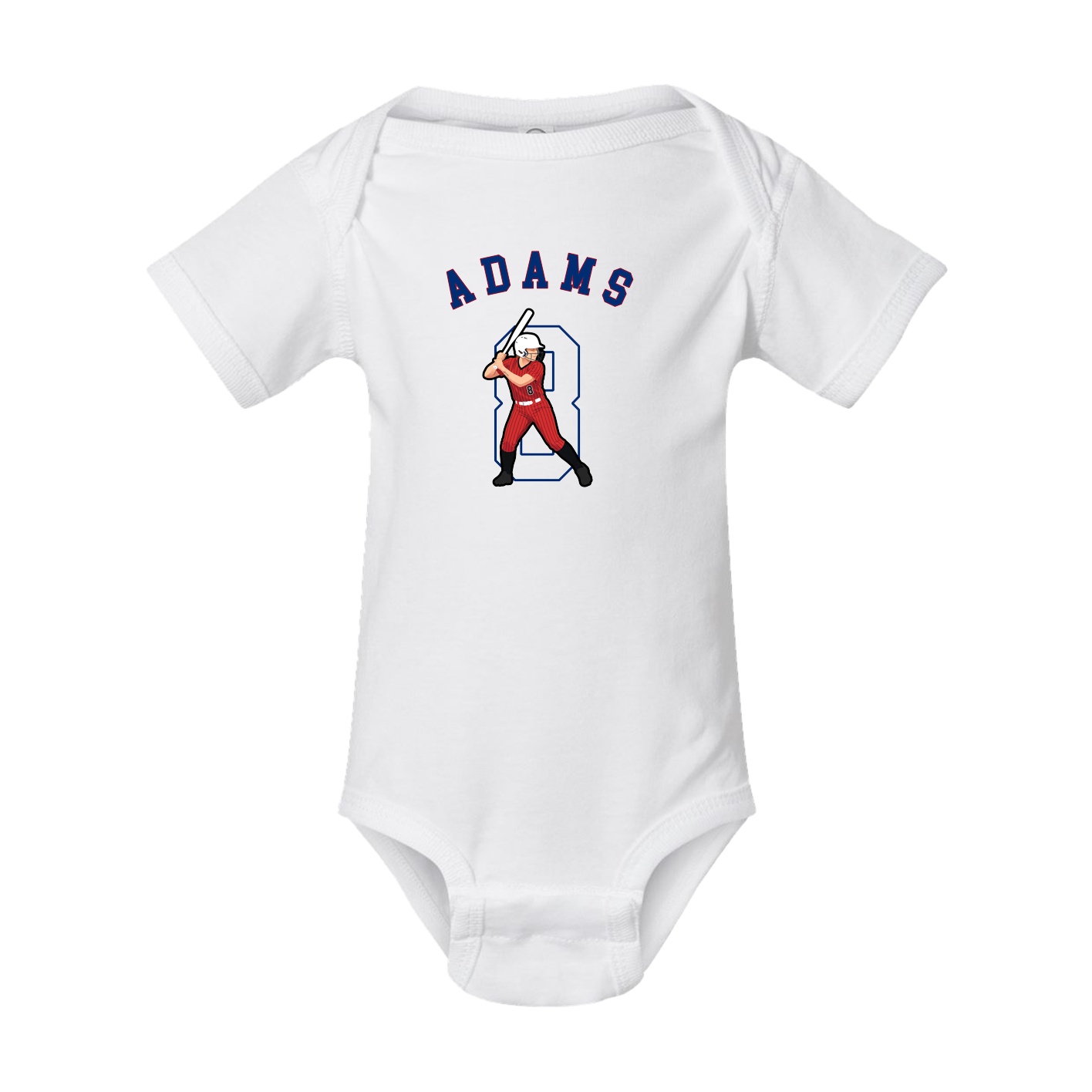 Baby Onesie — Shirsey Arch in White