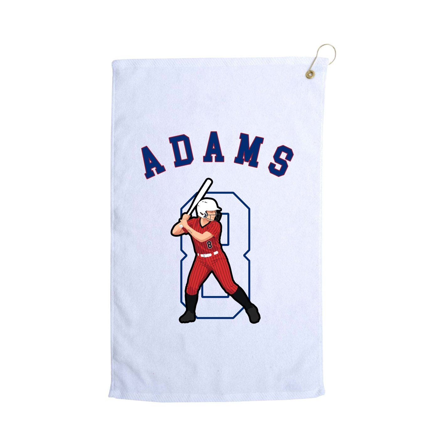 Golf Towel — Shirsey Arch in White
