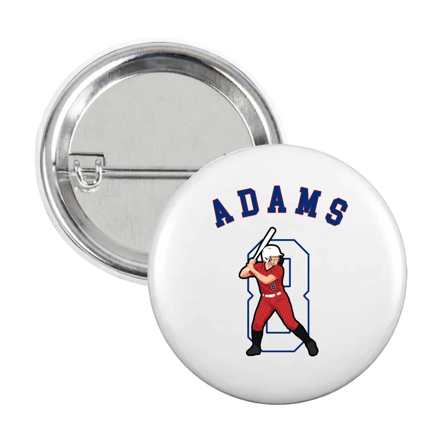 Game Day Button — Shirsey Arch in White