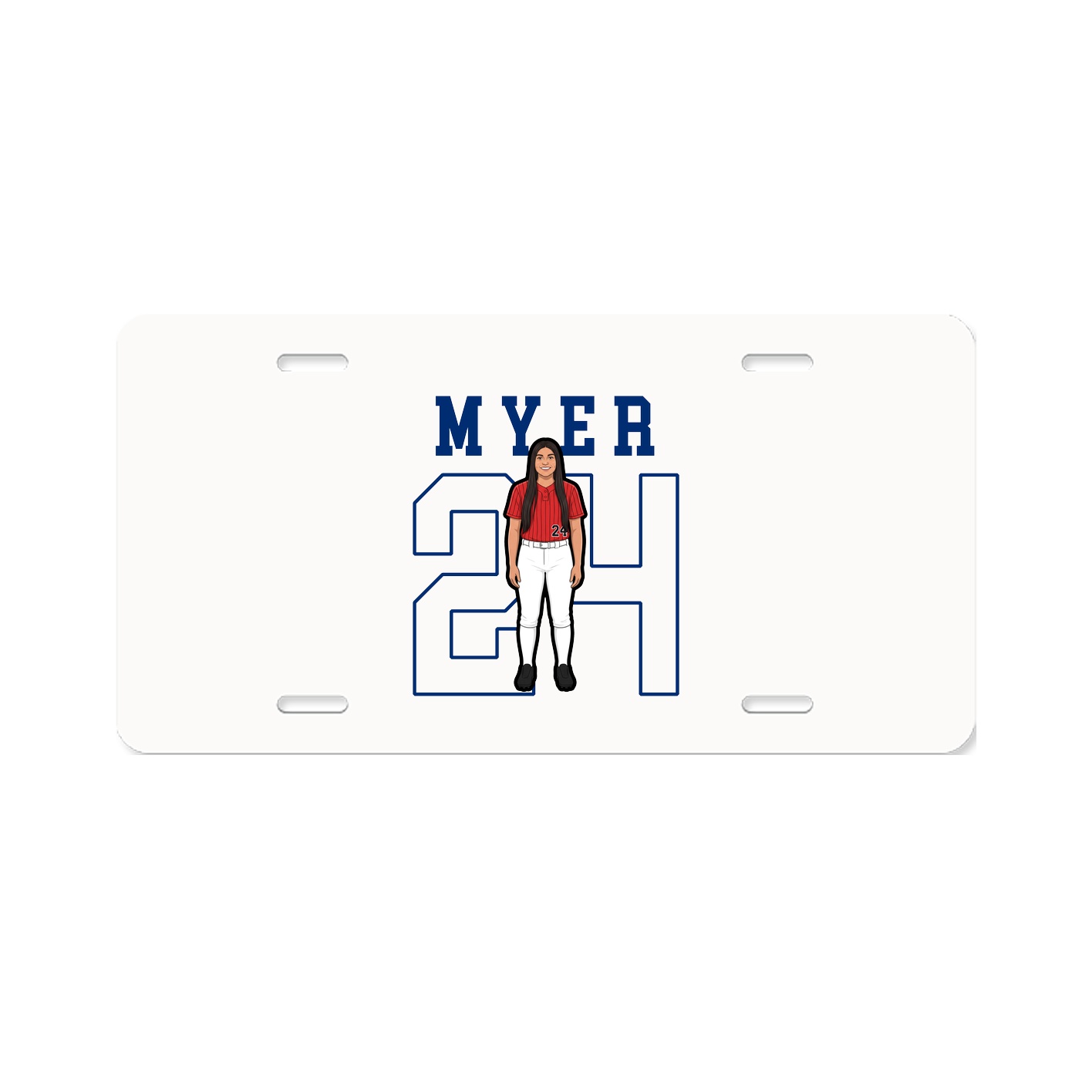 License Plate — Shirsey in Classic