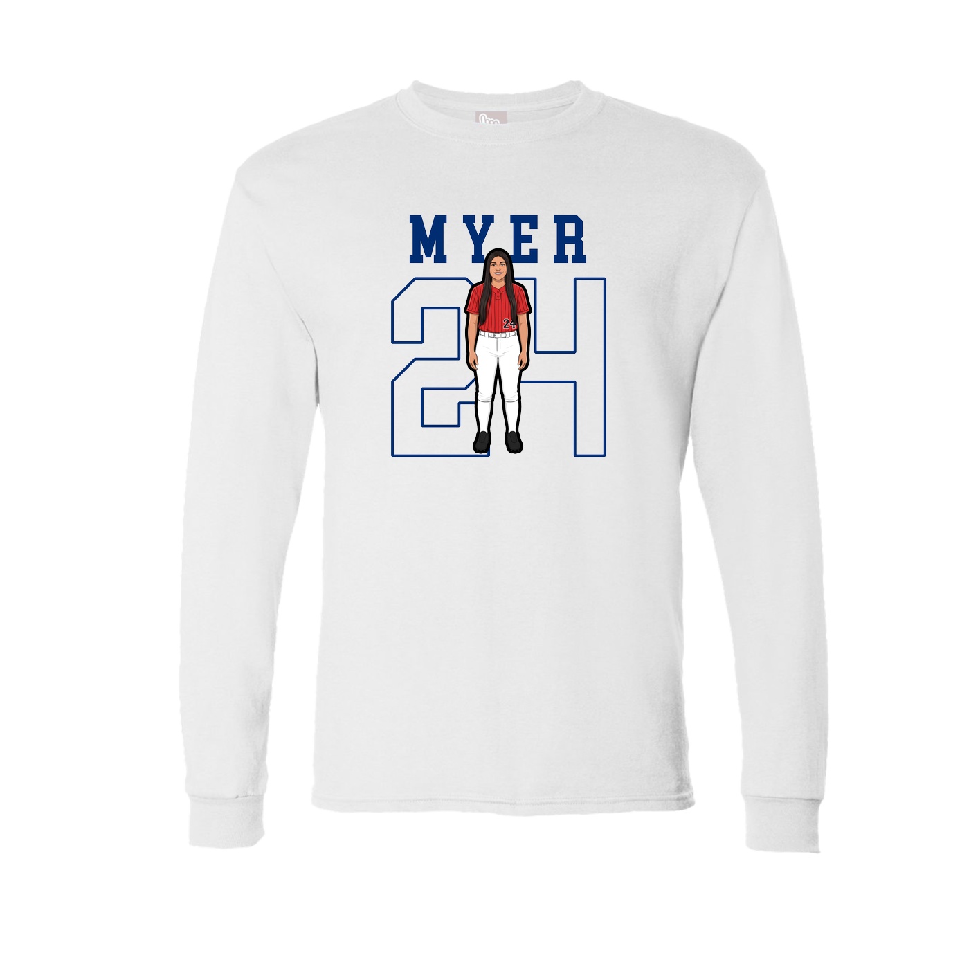 Long Sleeve Tee — Shirsey in White