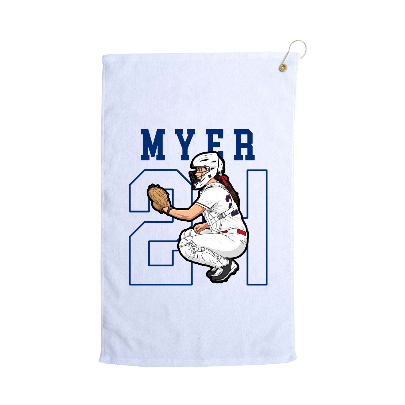 Golf Towel — Shirsey in White