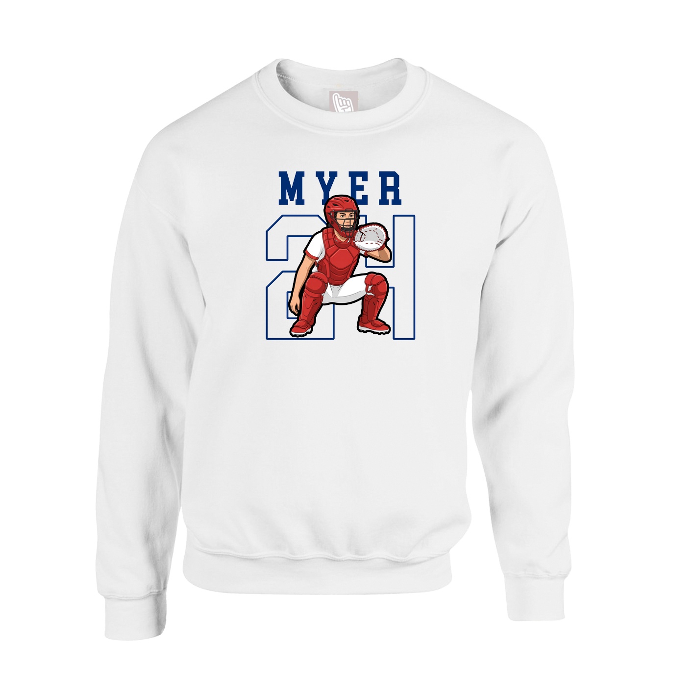 Fleece Crew — Shirsey in White