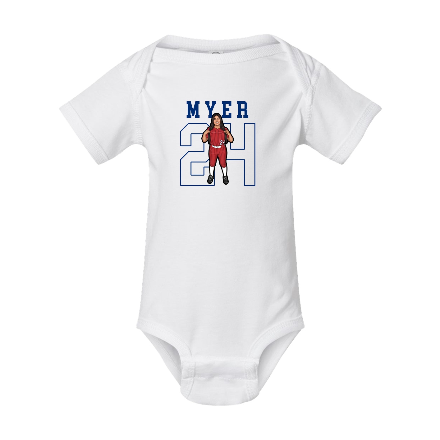 Baby Onesie — Shirsey in White