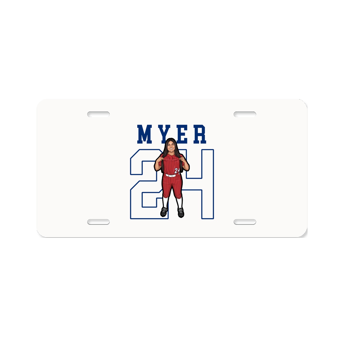 License Plate — Shirsey in Classic