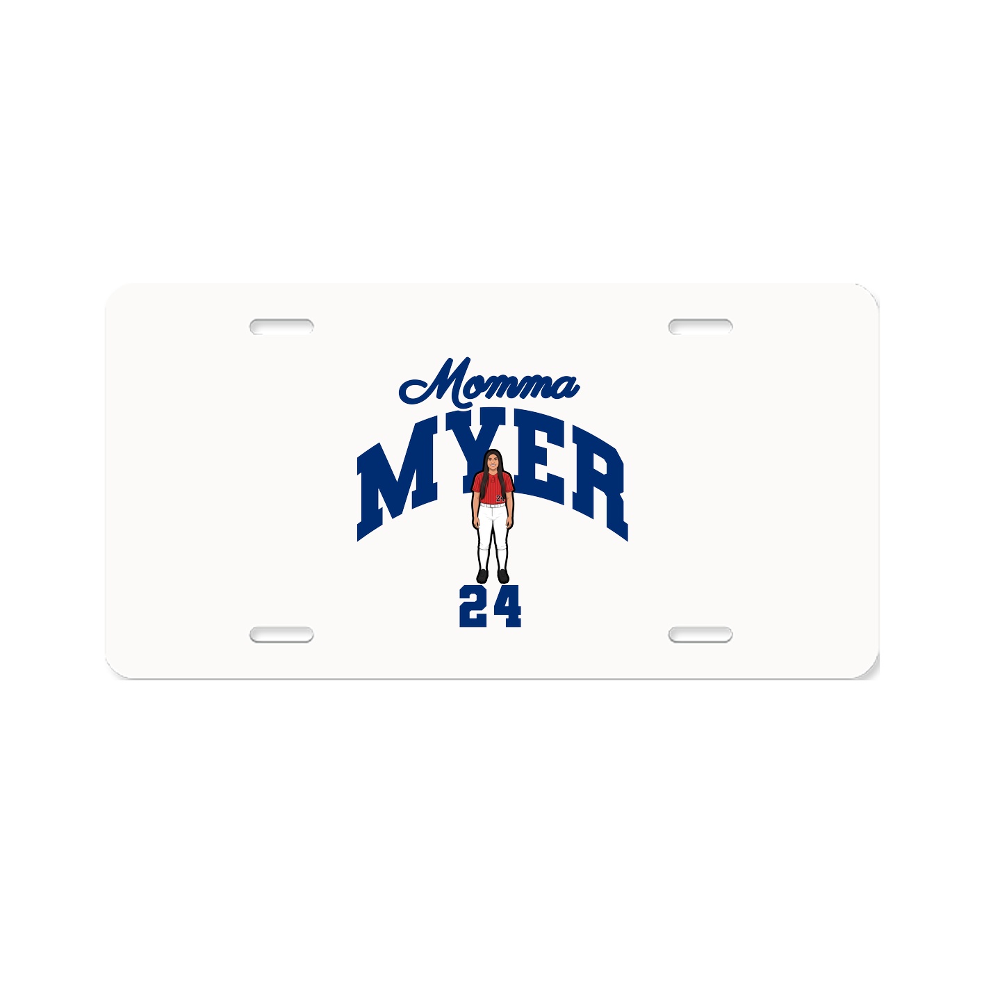 License Plate — Mothers Day Arch in Classic