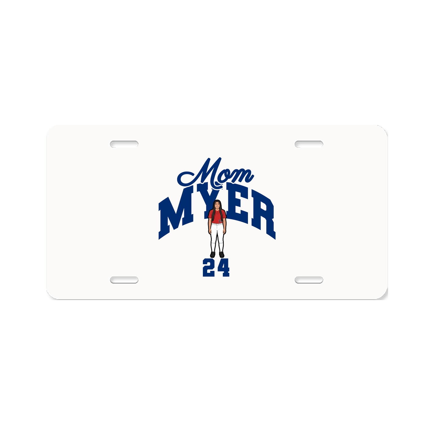 License Plate — Mothers Day Arch in Classic
