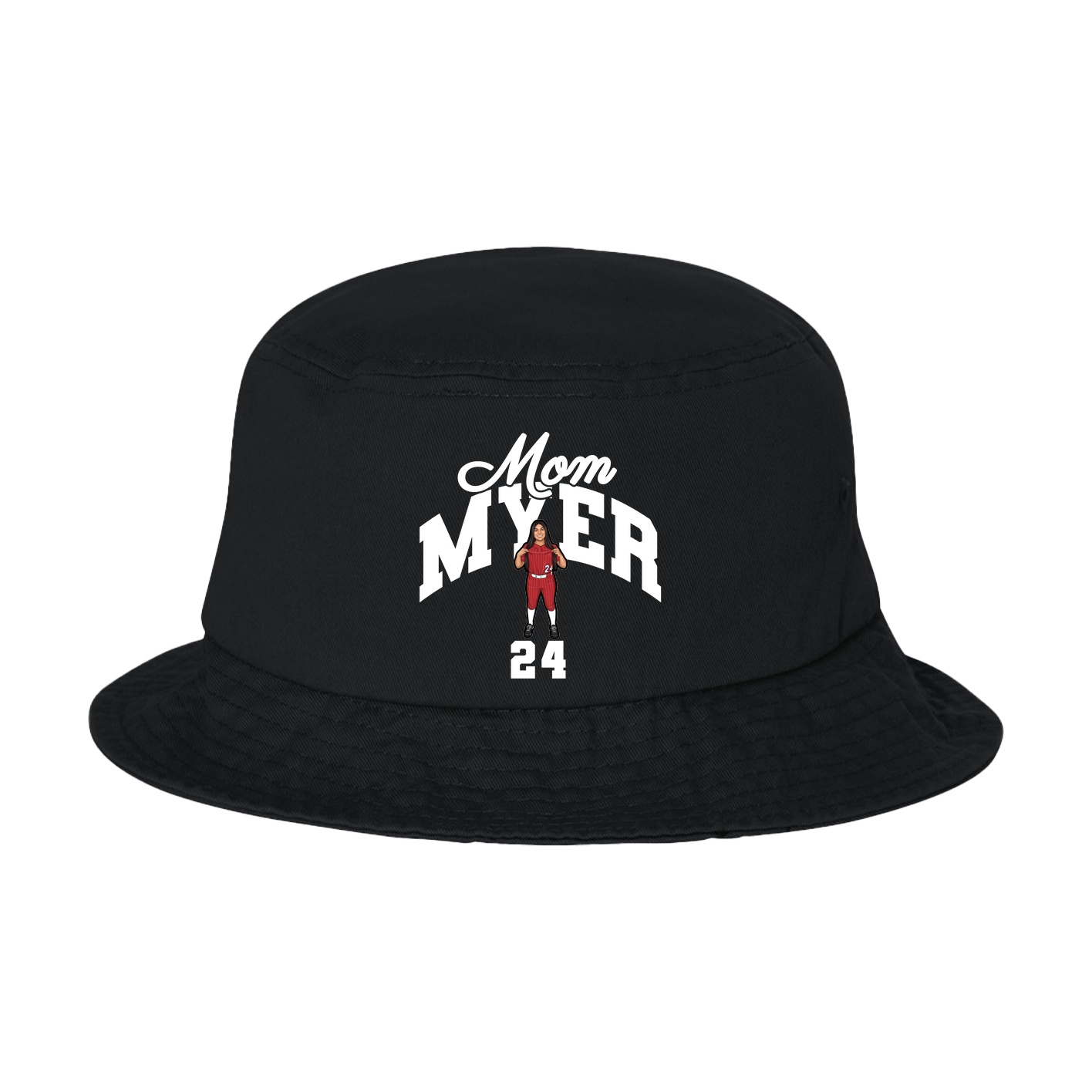 Bucket Cap — Mothers Day Arch in Black