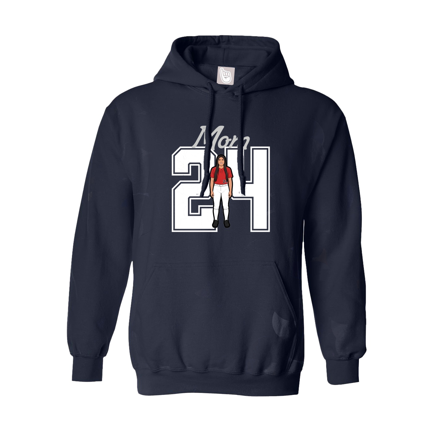 Youth Hoodie — Mothers Day Shirsey in Navy