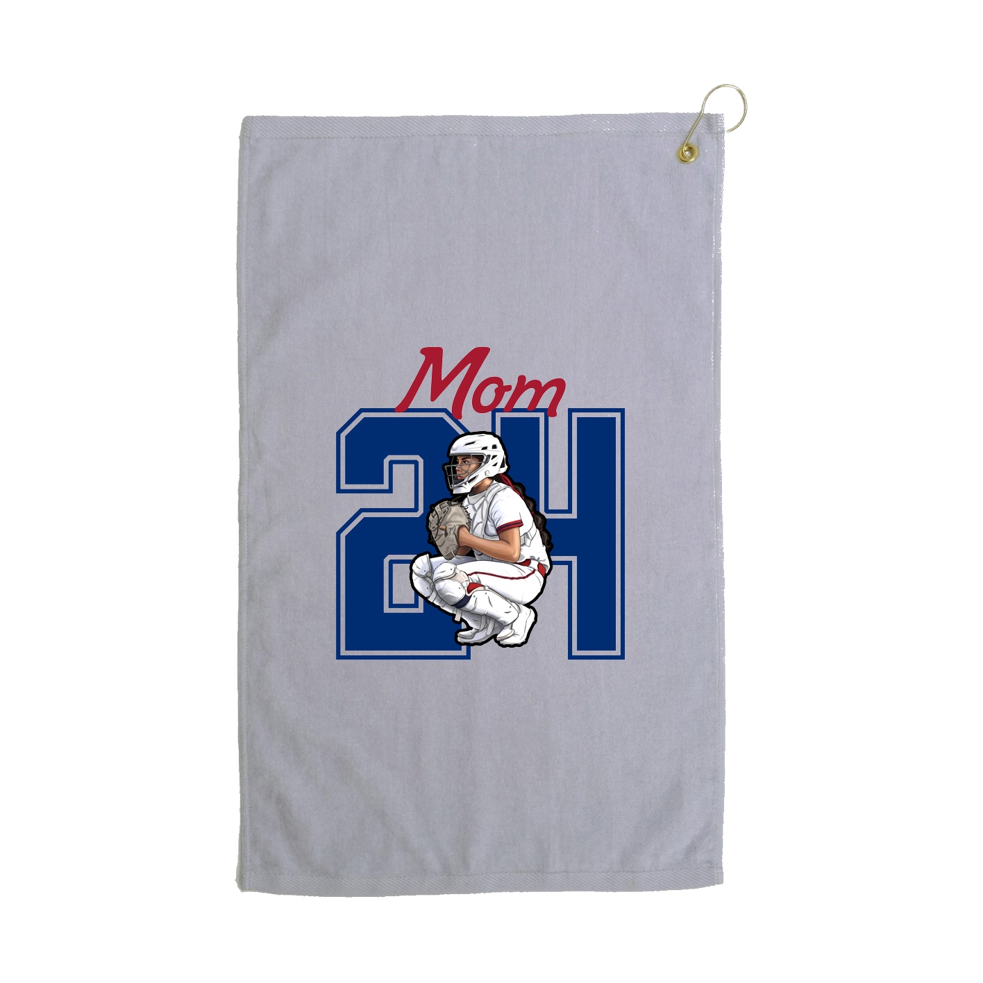 Golf Towel — Mothers Day Shirsey in Grey