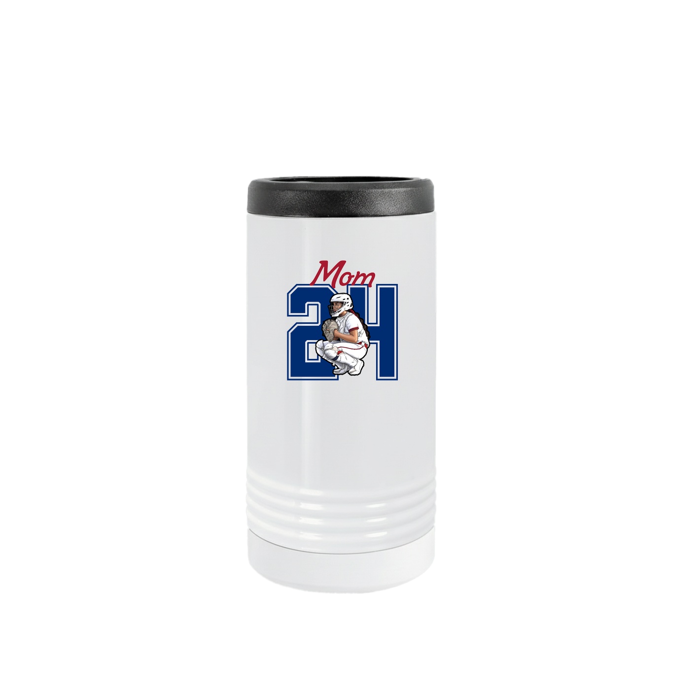 Slim Beverage Holder — Mothers Day Shirsey in White