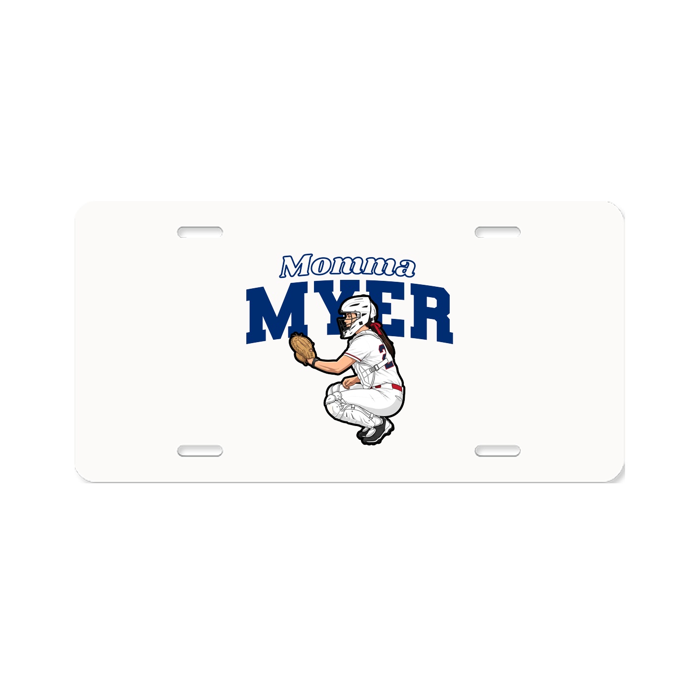 License Plate — Mothers Day Block in Classic