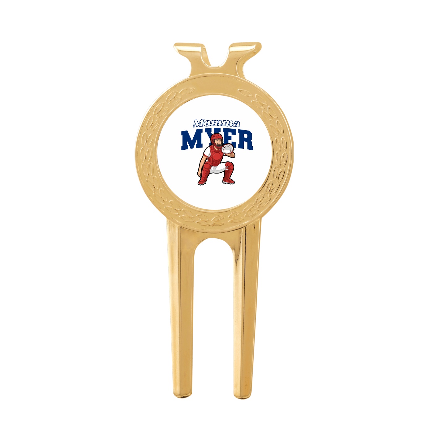 Divot Tool with Ball Marker — Mothers Day Block in Classic