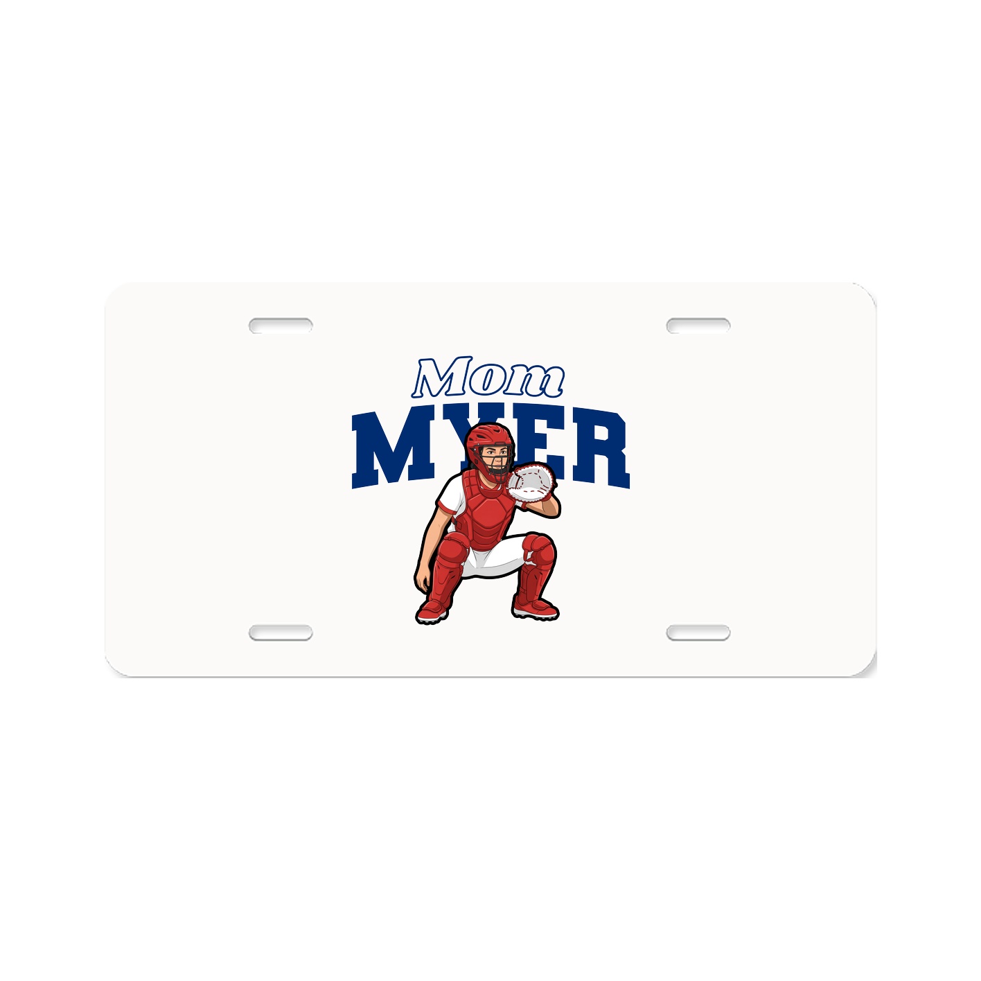 License Plate — Mothers Day Block in Classic
