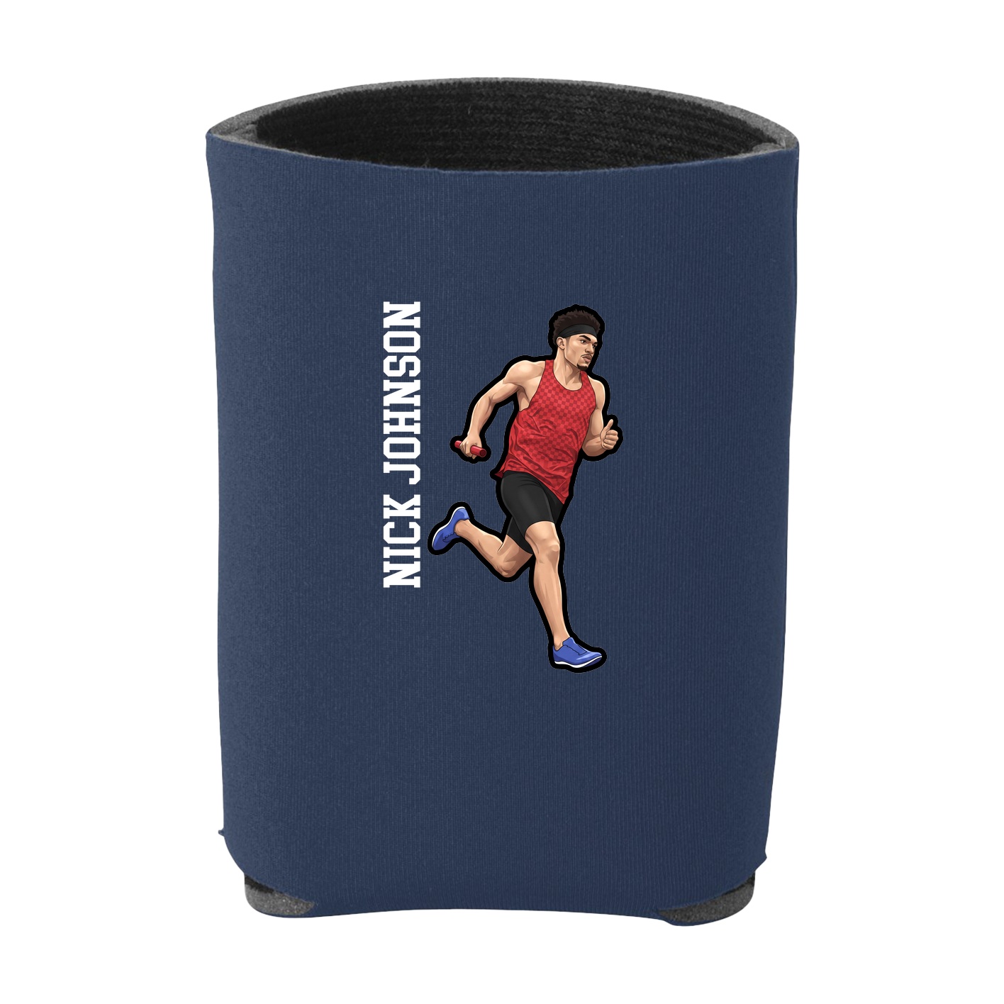 Can Holder — Name Vertical in Navy