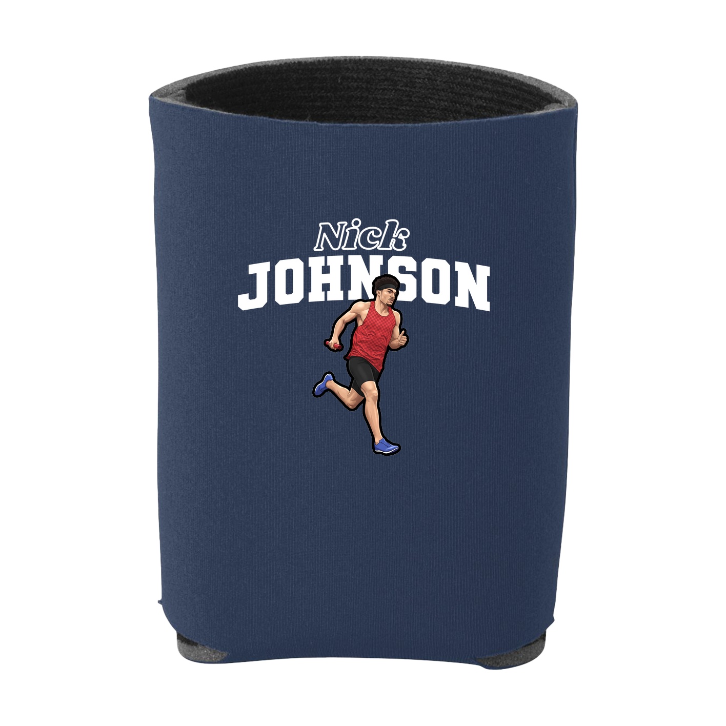 Can Holder — Name Arch in Navy