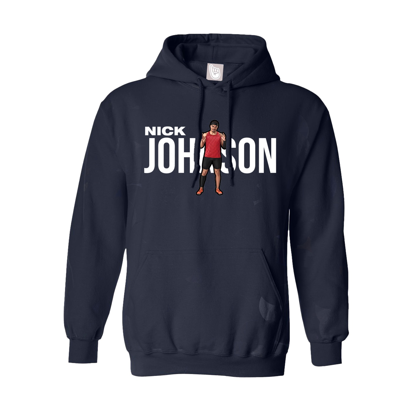 Youth Hoodie — Player Name in Navy