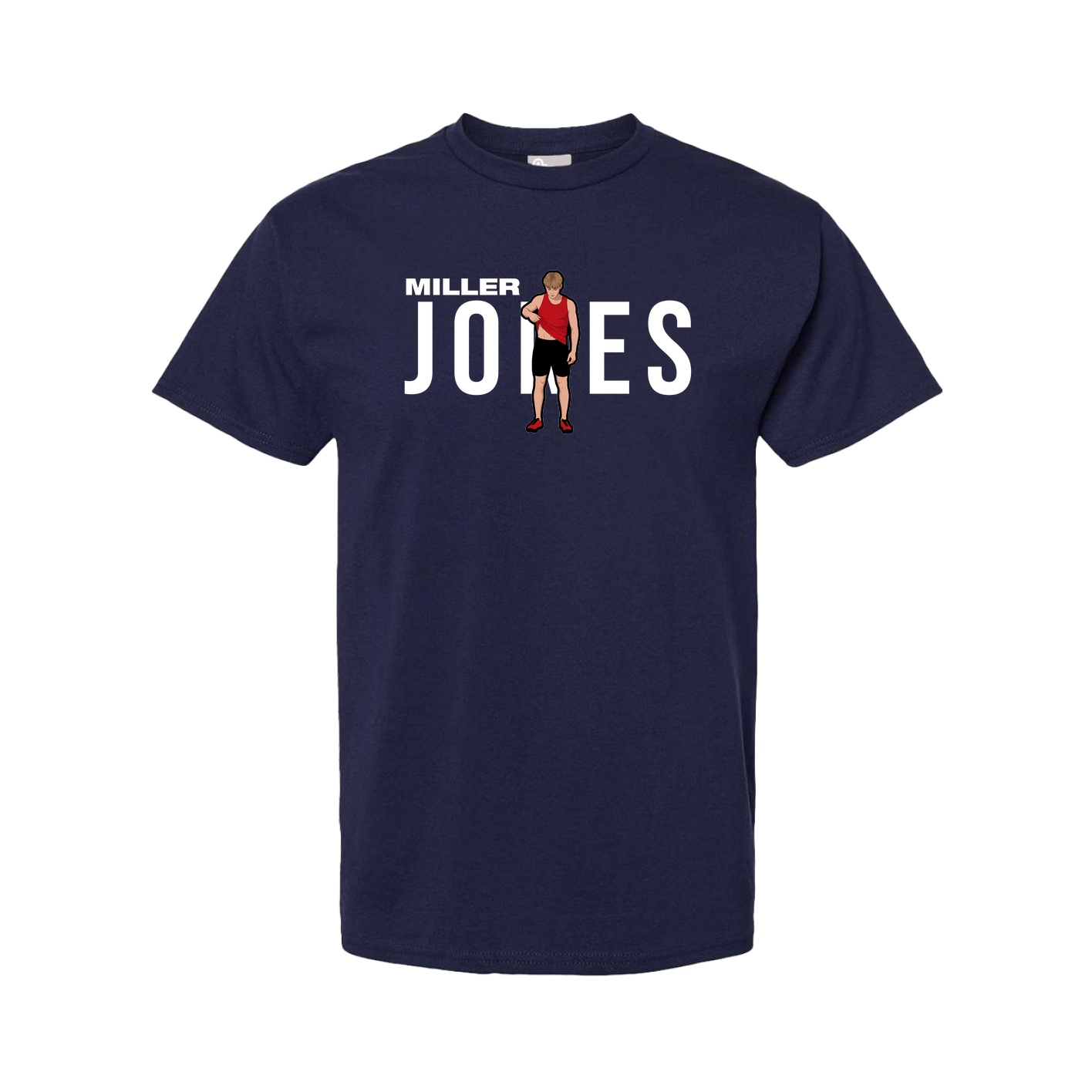 Tee — Player Name in Navy