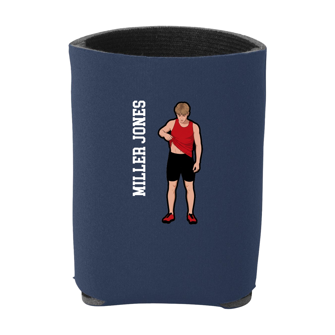Can Holder — Name Vertical in Navy
