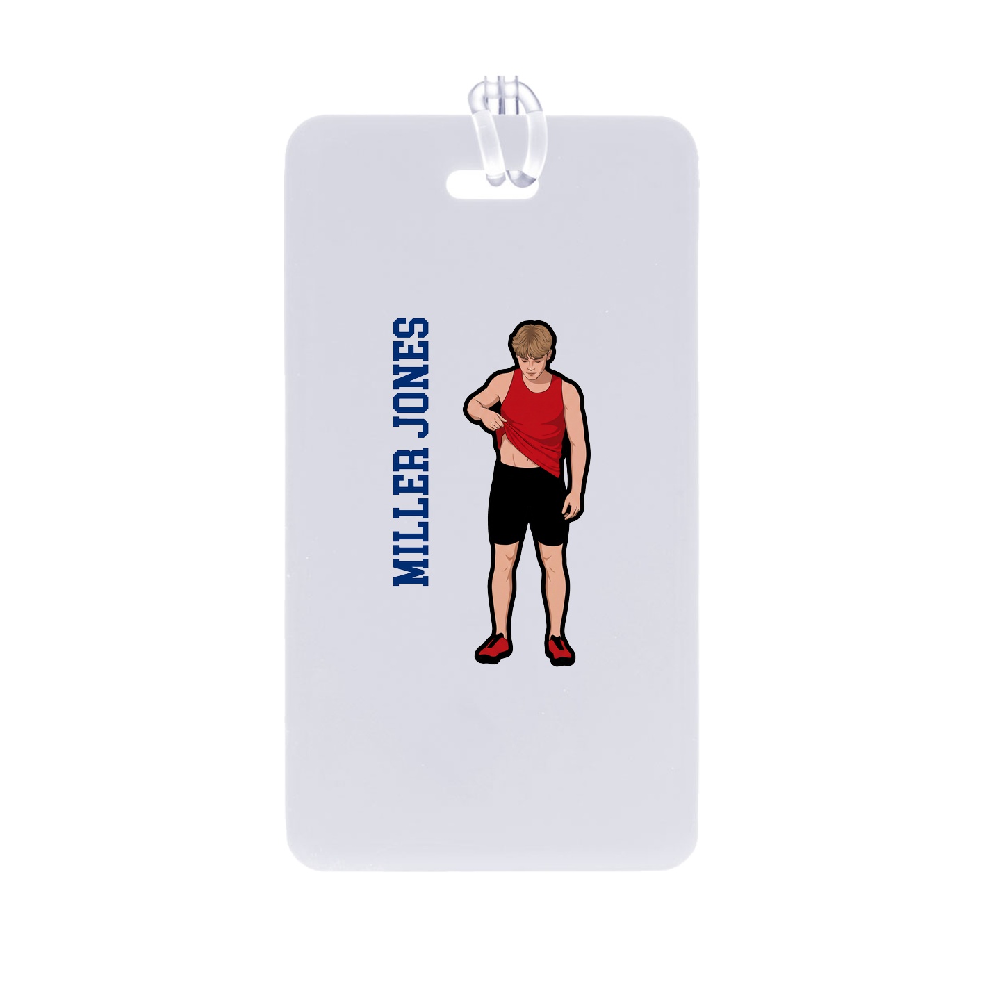 Bag Tag — Name Vertical in Classic