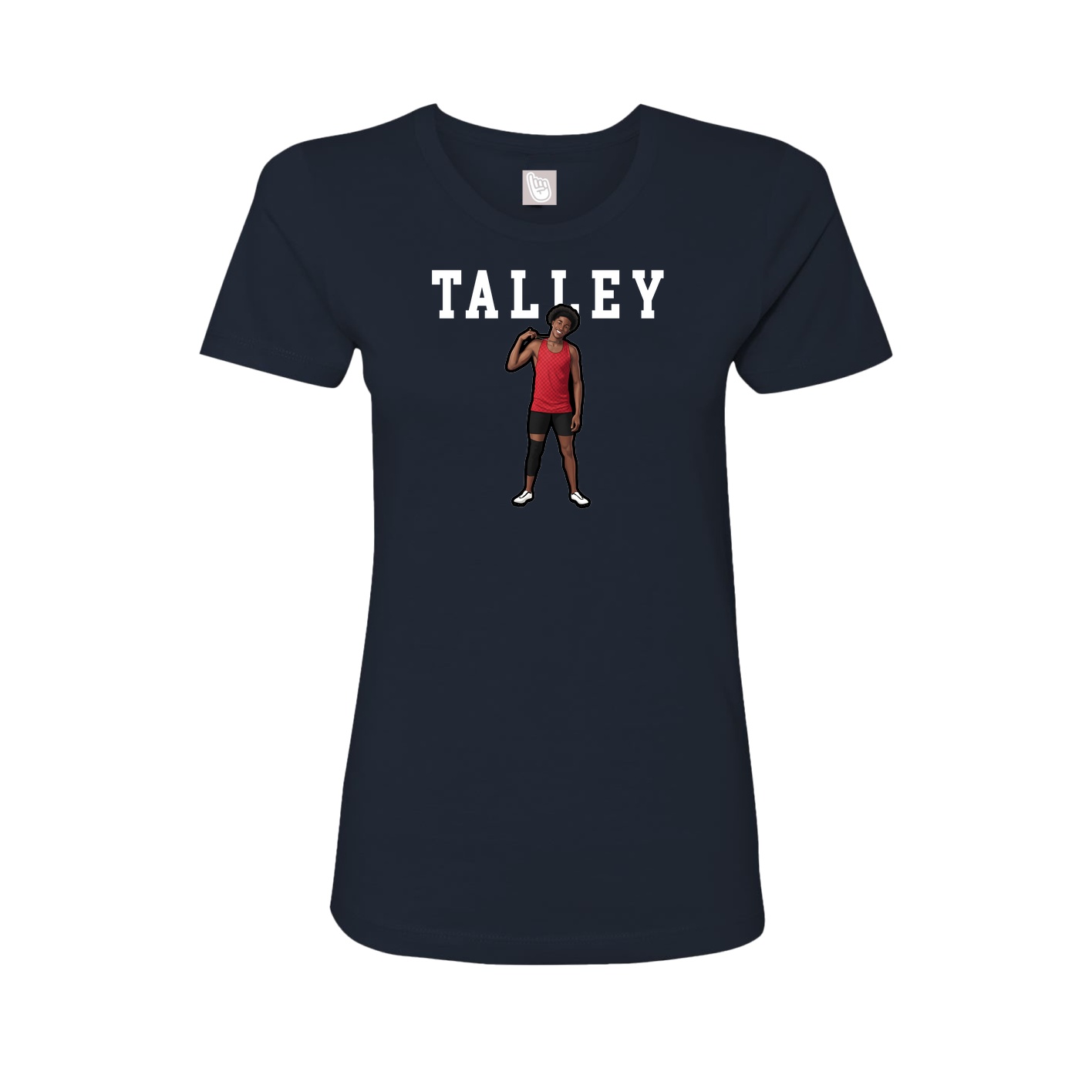Fitted Women's Tee — Shirsey in Navy