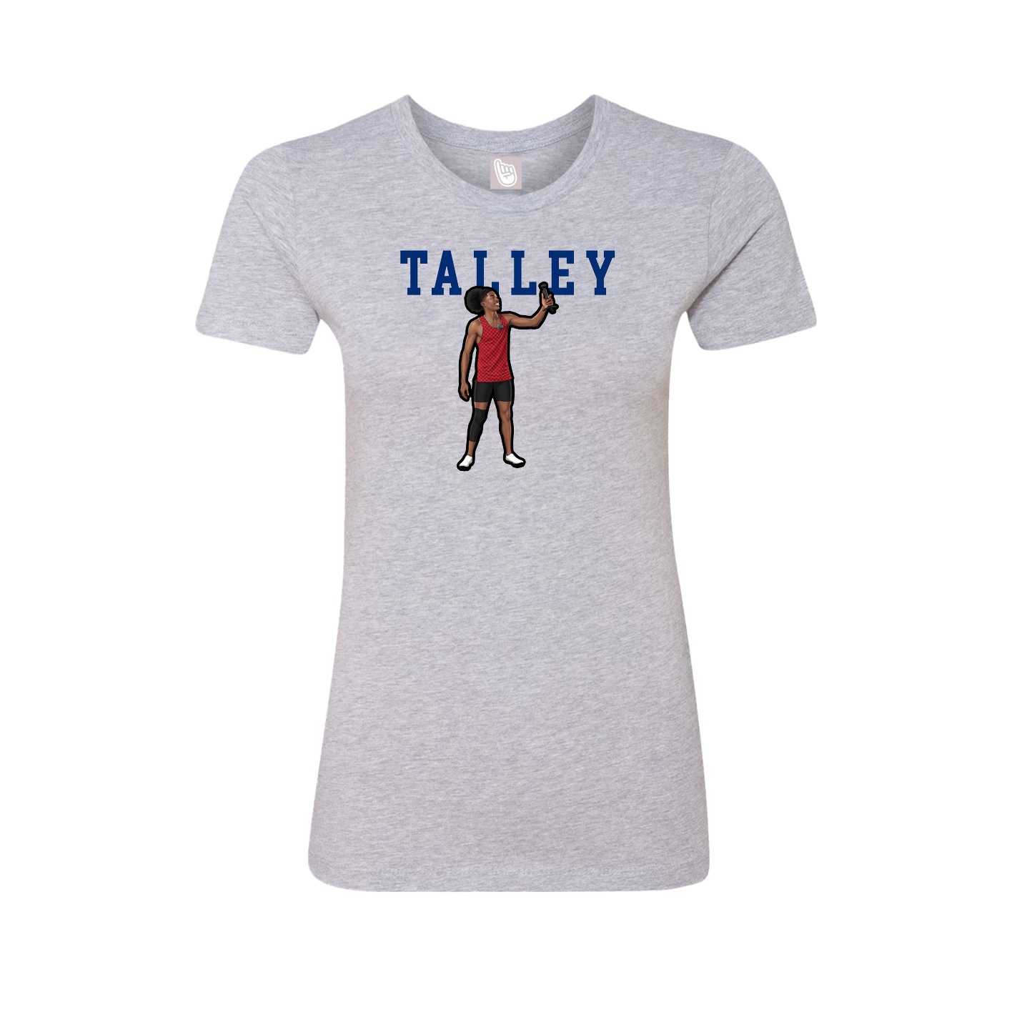 Fitted Women's Tee — Shirsey in Grey
