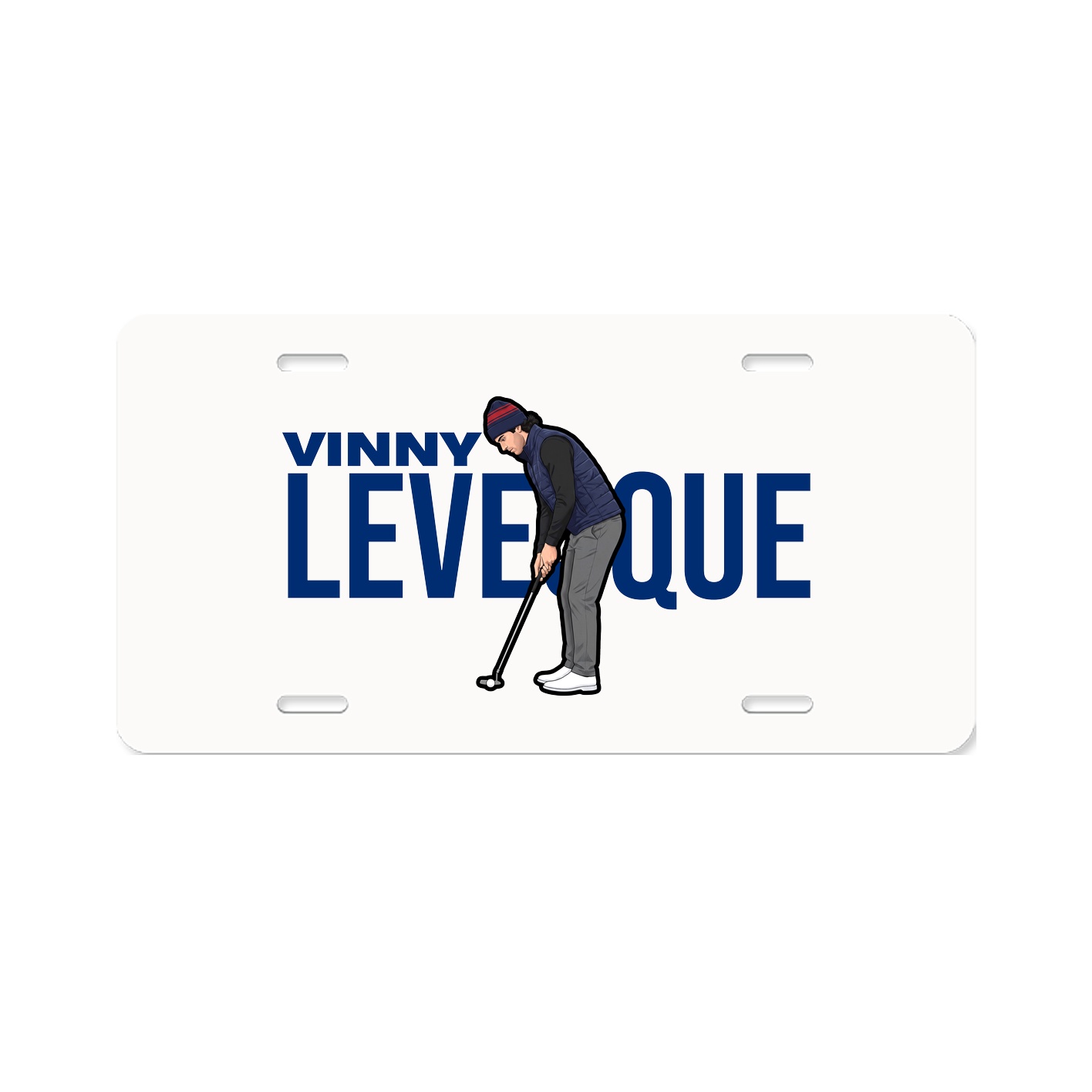 License Plate — Player Name in Classic