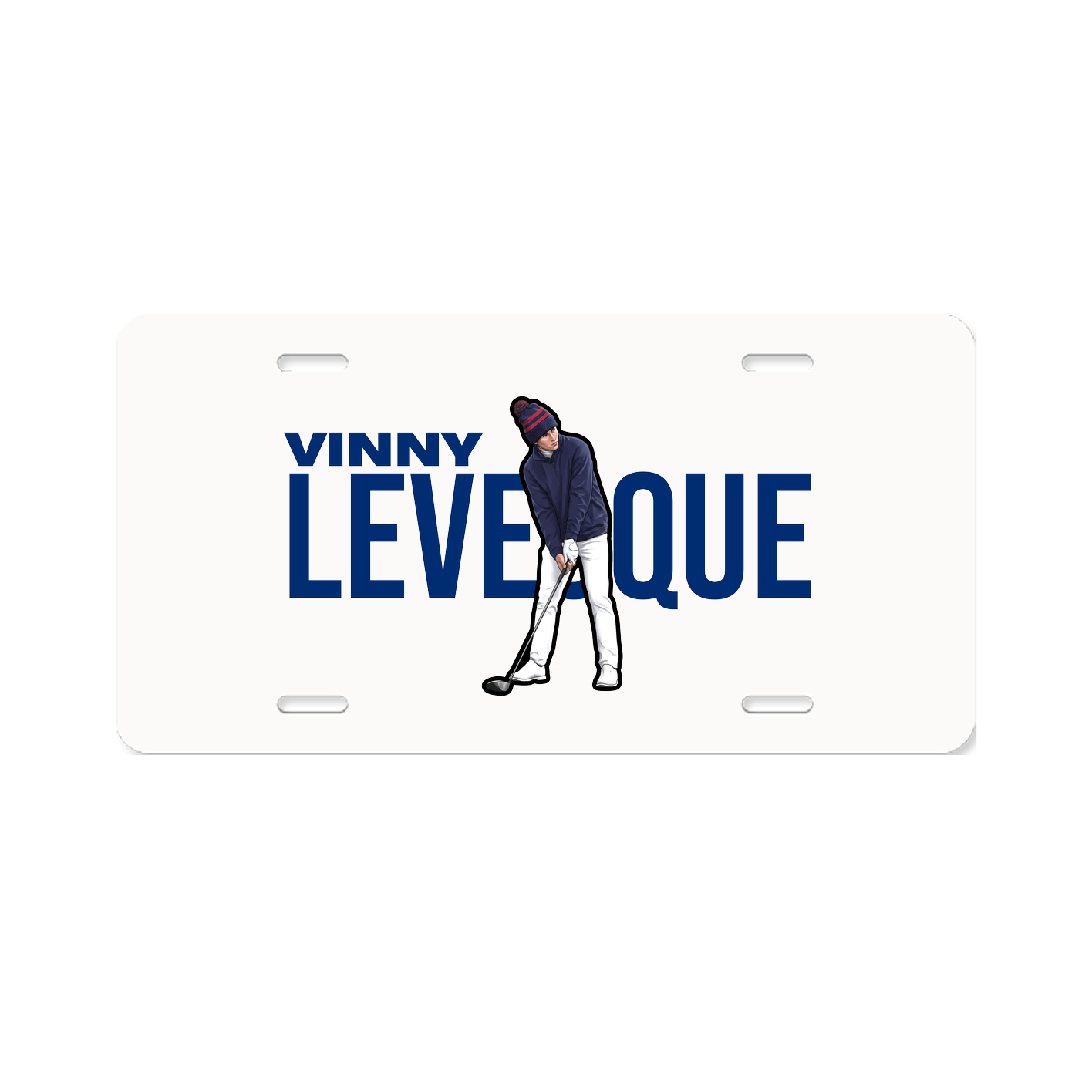 License Plate — Player Name in Classic