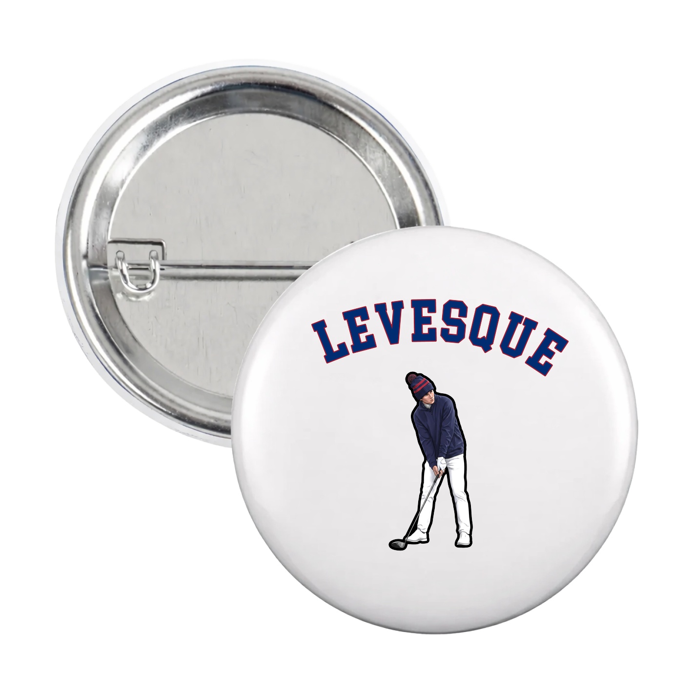 Game Day Button — Shirsey Arch in White