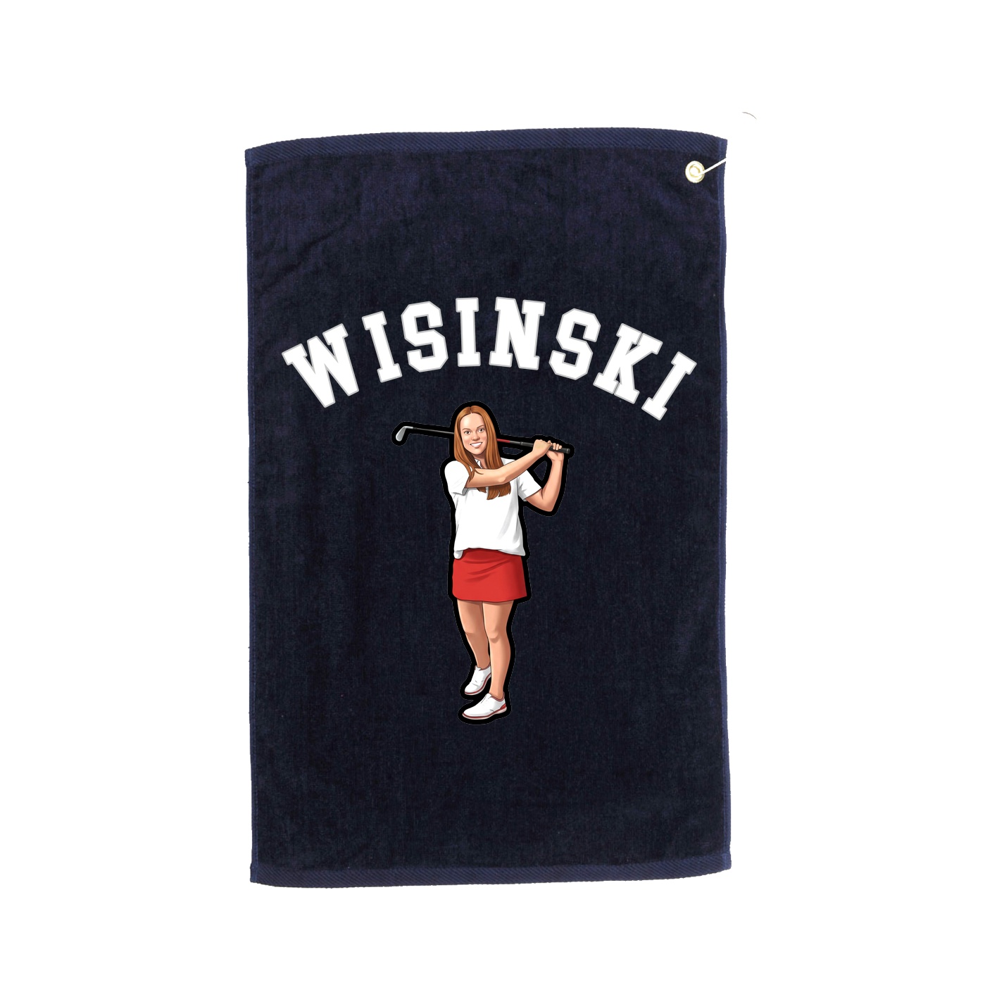 Golf Towel — Shirsey Arch in Navy