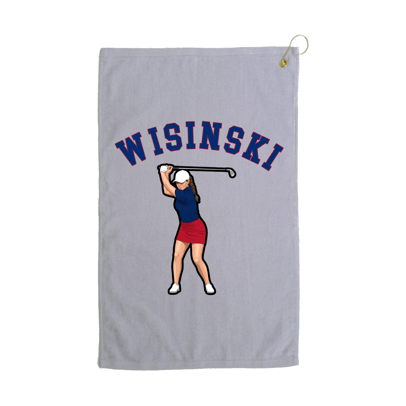 Golf Towel — Shirsey Arch in Grey