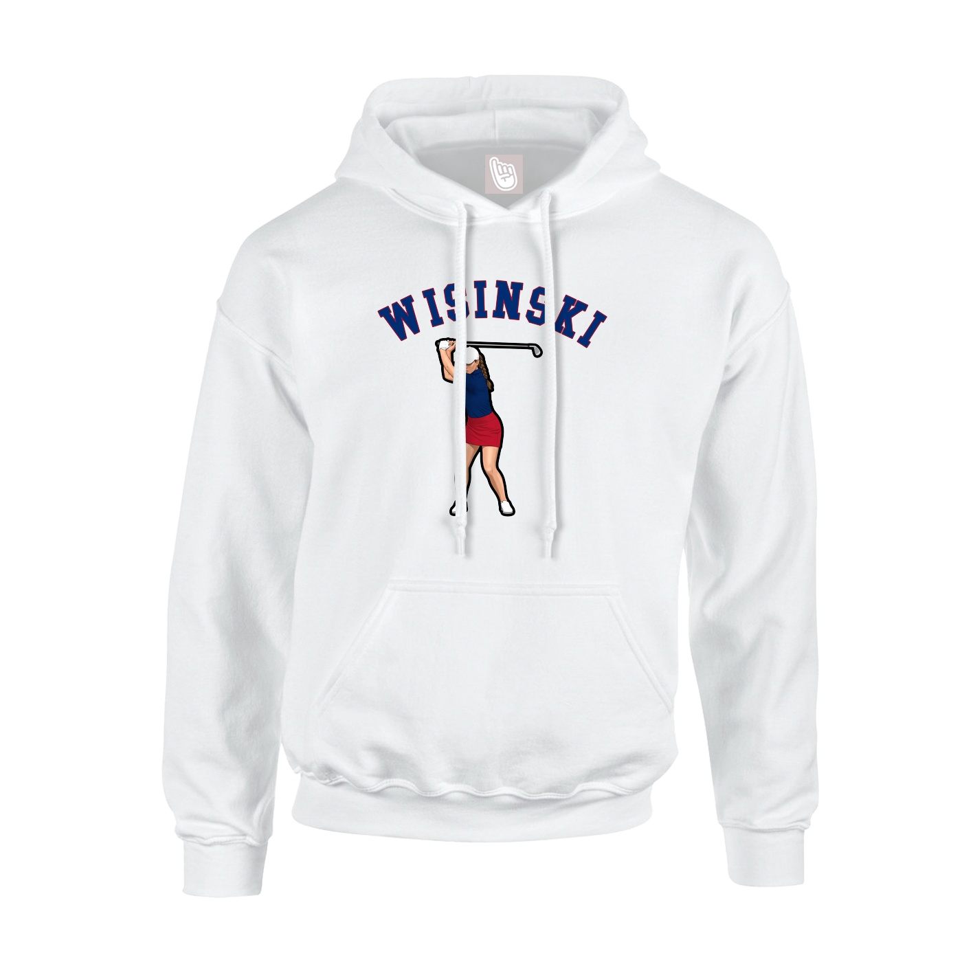 Youth Hoodie — Shirsey Arch in White