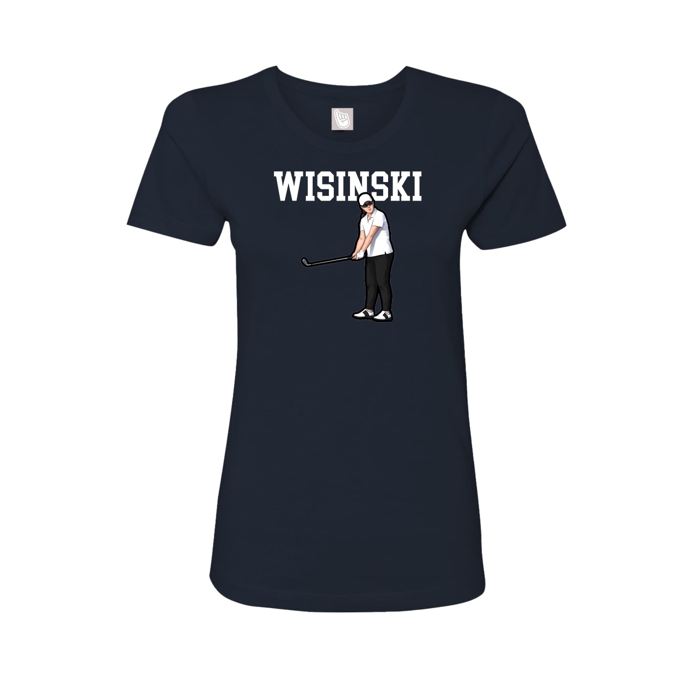 Fitted Women's Tee — Shirsey in Navy