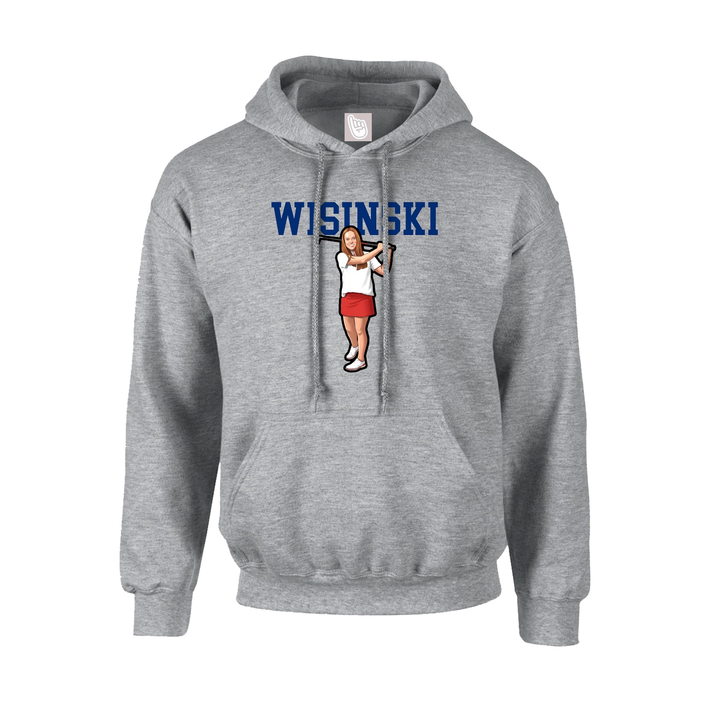 Hoodie — Shirsey in Grey