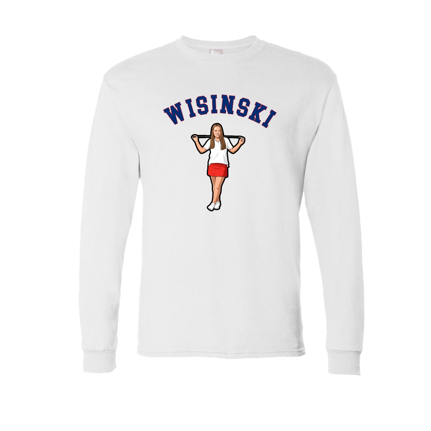 Long Sleeve Tee — Shirsey Arch in White