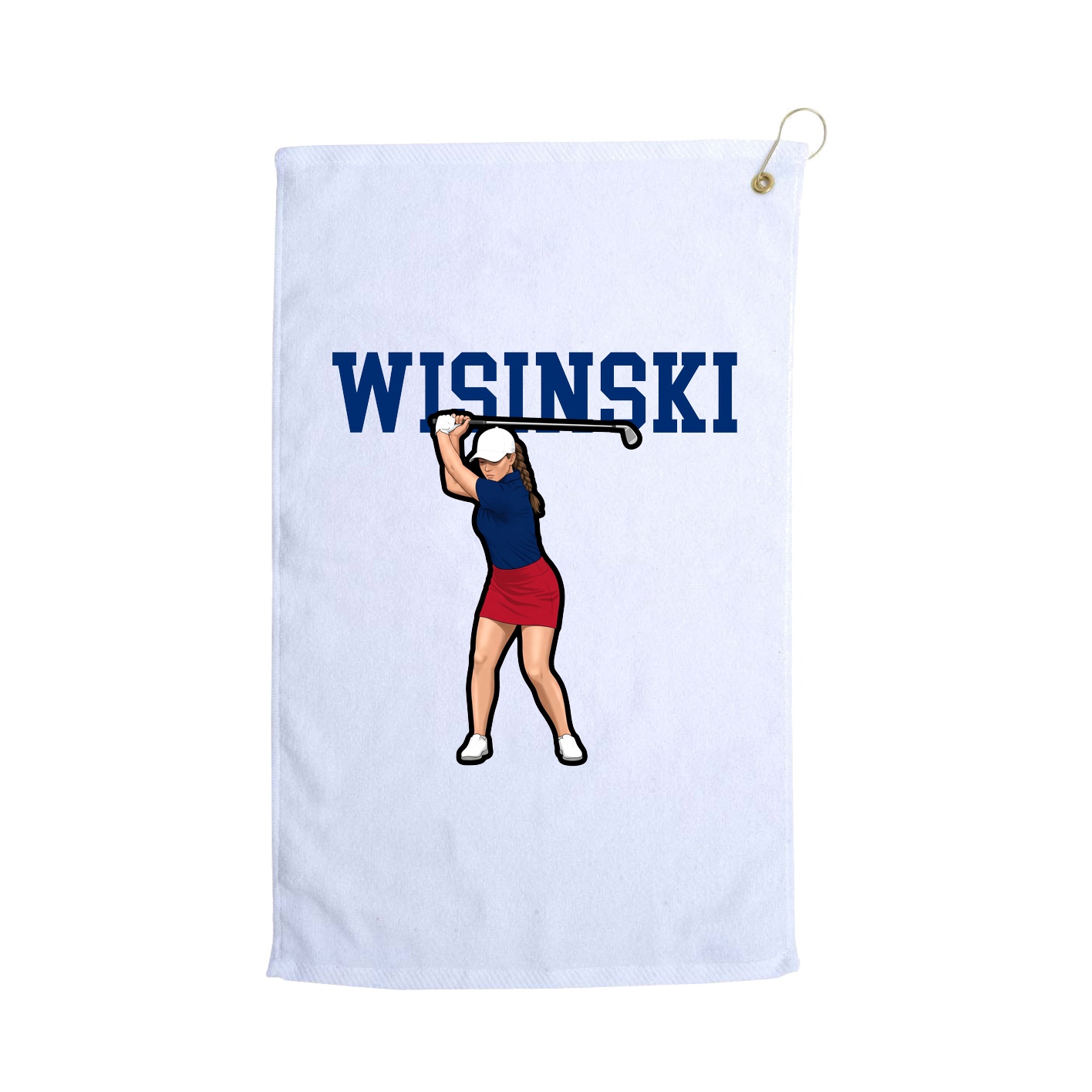 Golf Towel — Shirsey in White