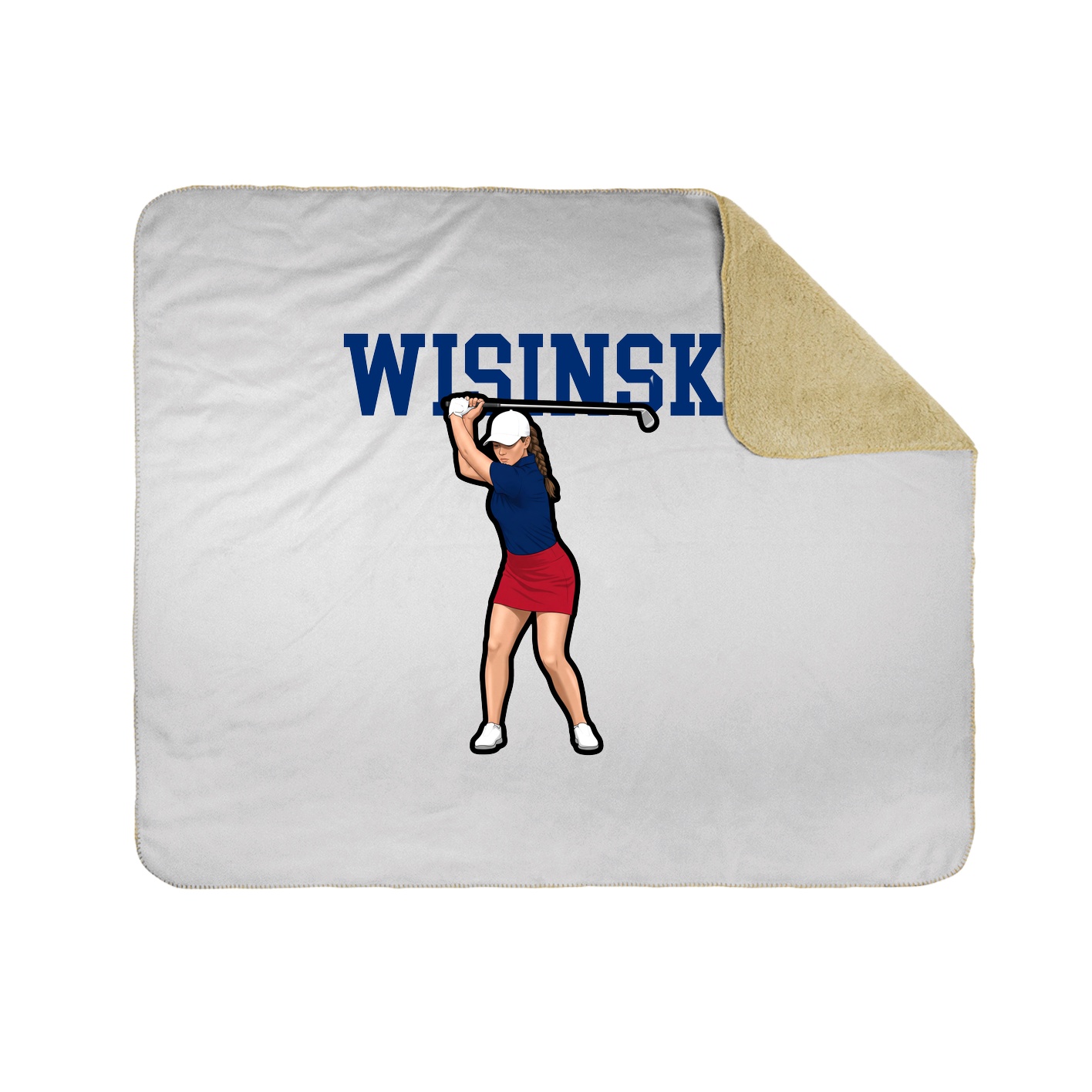 Throw Blanket — Shirsey in White