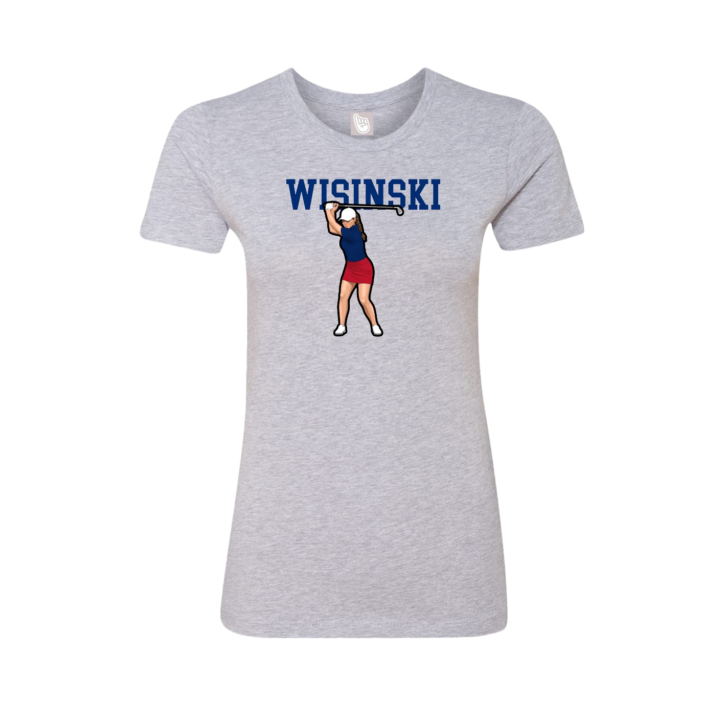 Fitted Women's Tee — Shirsey in Grey