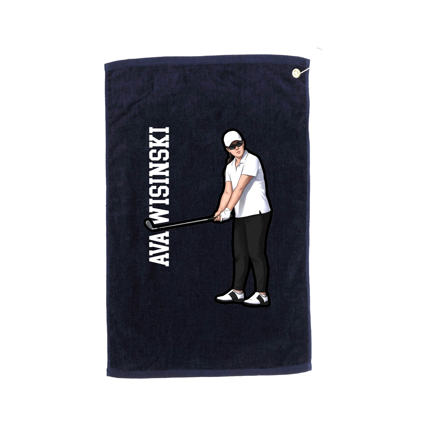 Terry Velour Golf Towel