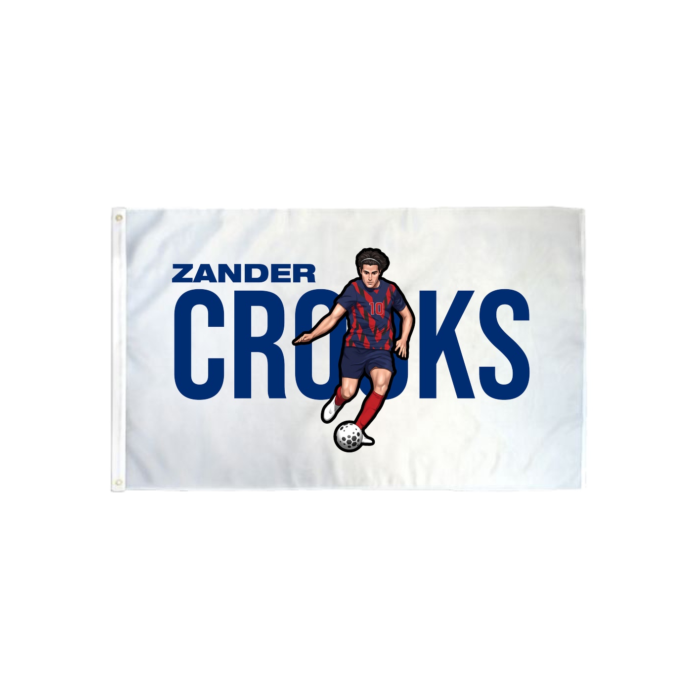 3x5 Flag — Player Name in Classic