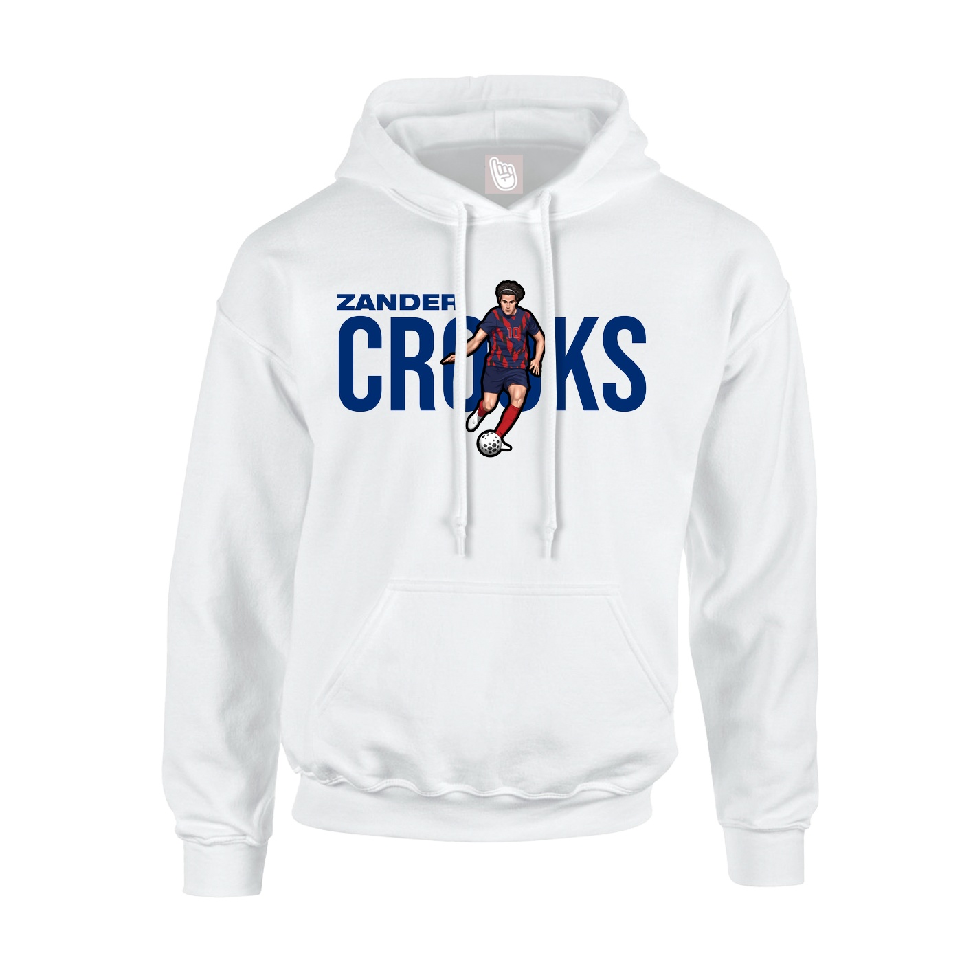 Hoodie — Player Name in White