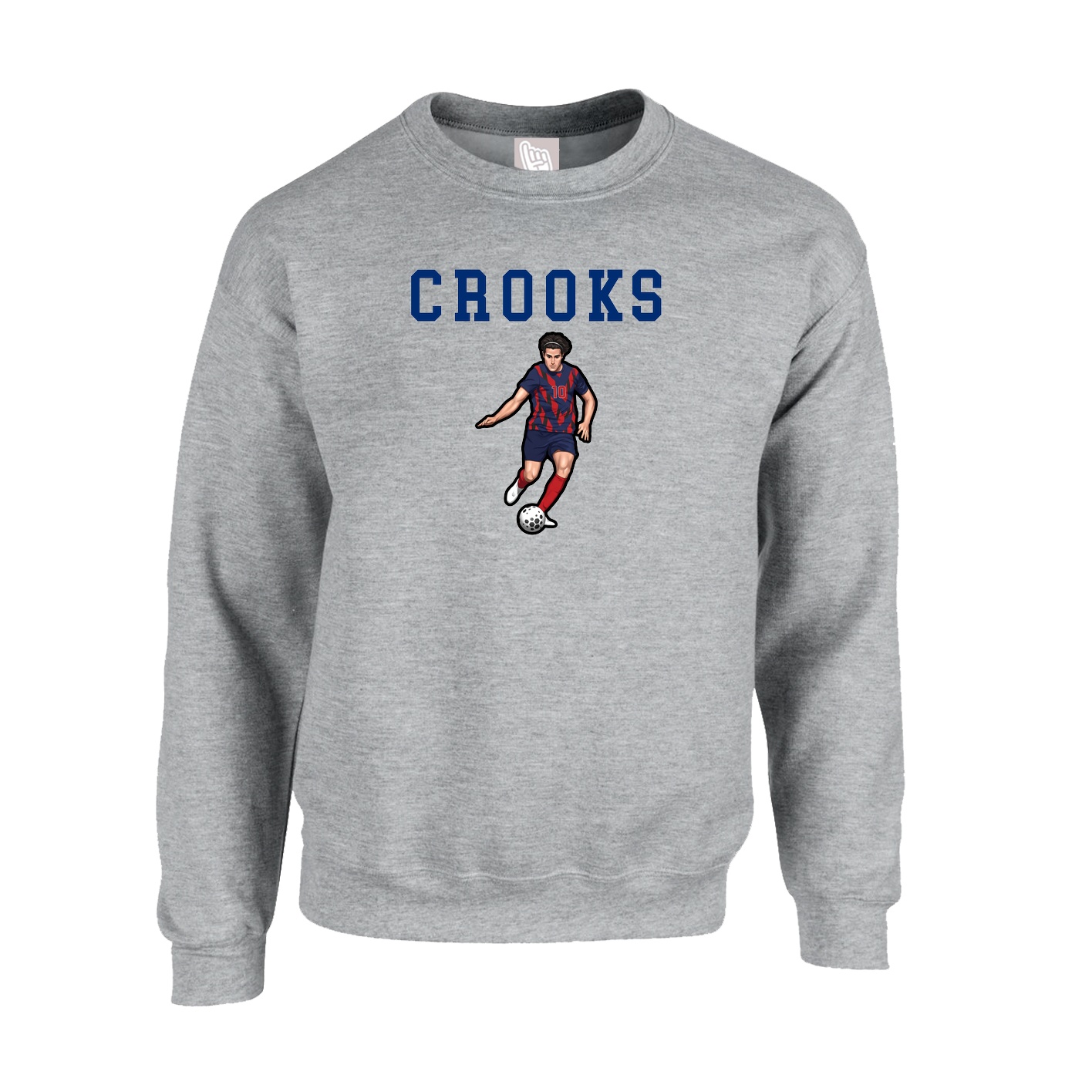 Fleece Crew — Shirsey in Grey