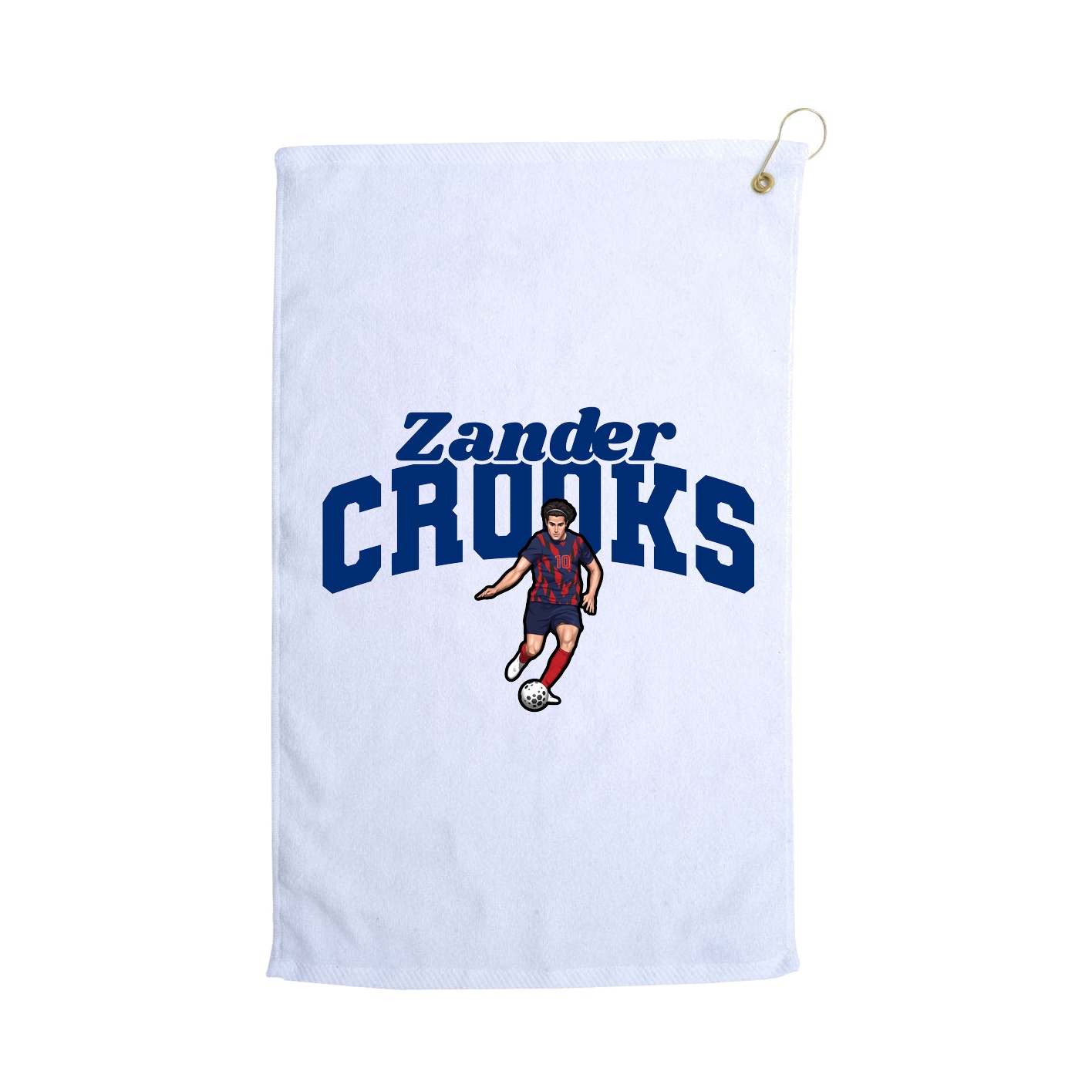 Golf Towel — Signature Arch in White