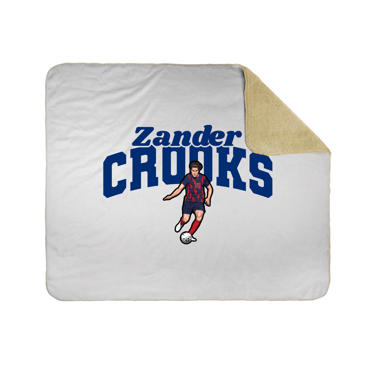 Throw Blanket — Signature Arch in White