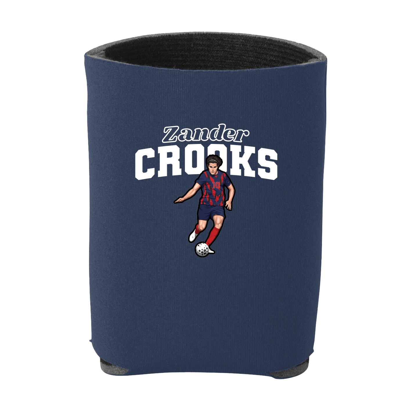 Can Holder — Name Arch in Navy