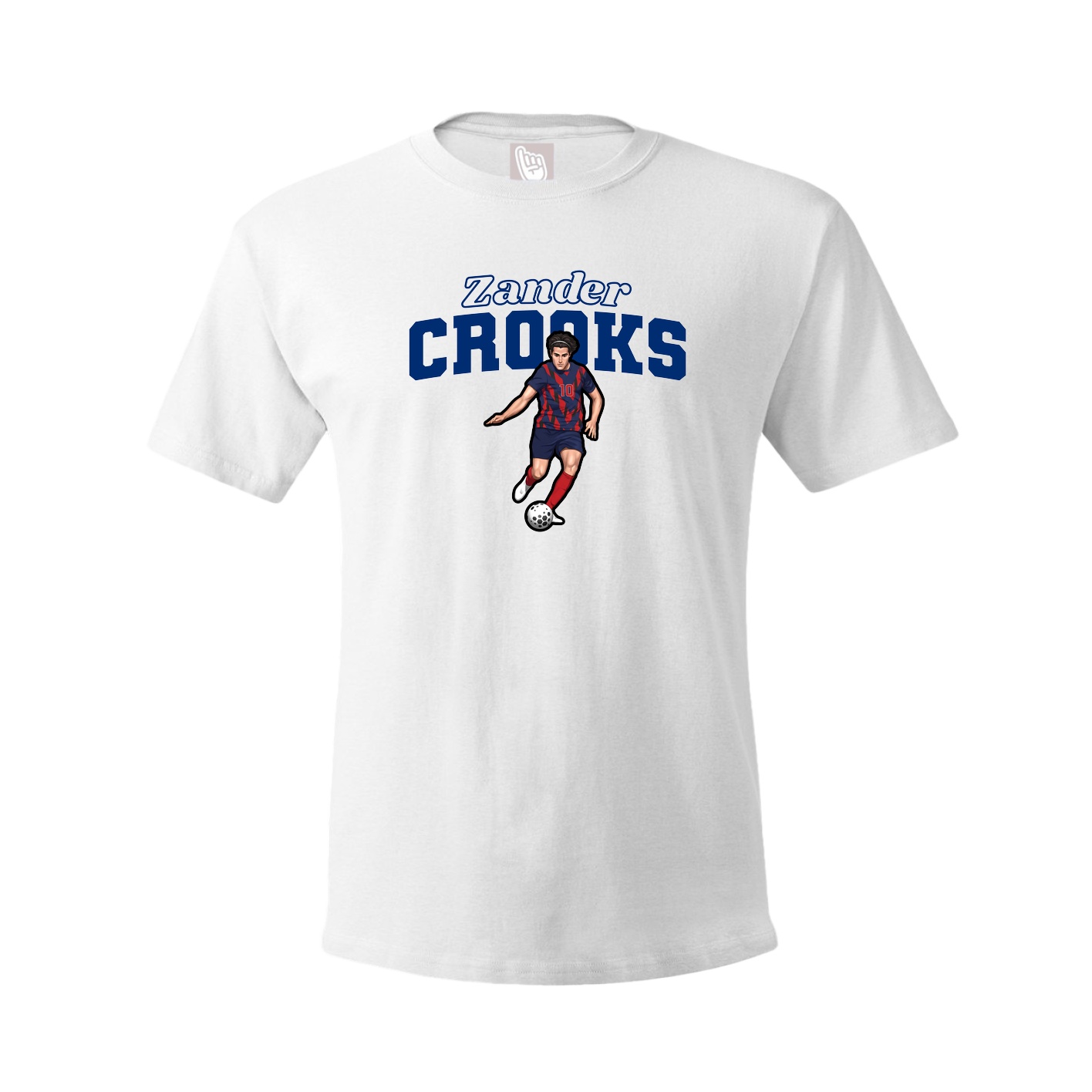 Tee — Name Arch in White