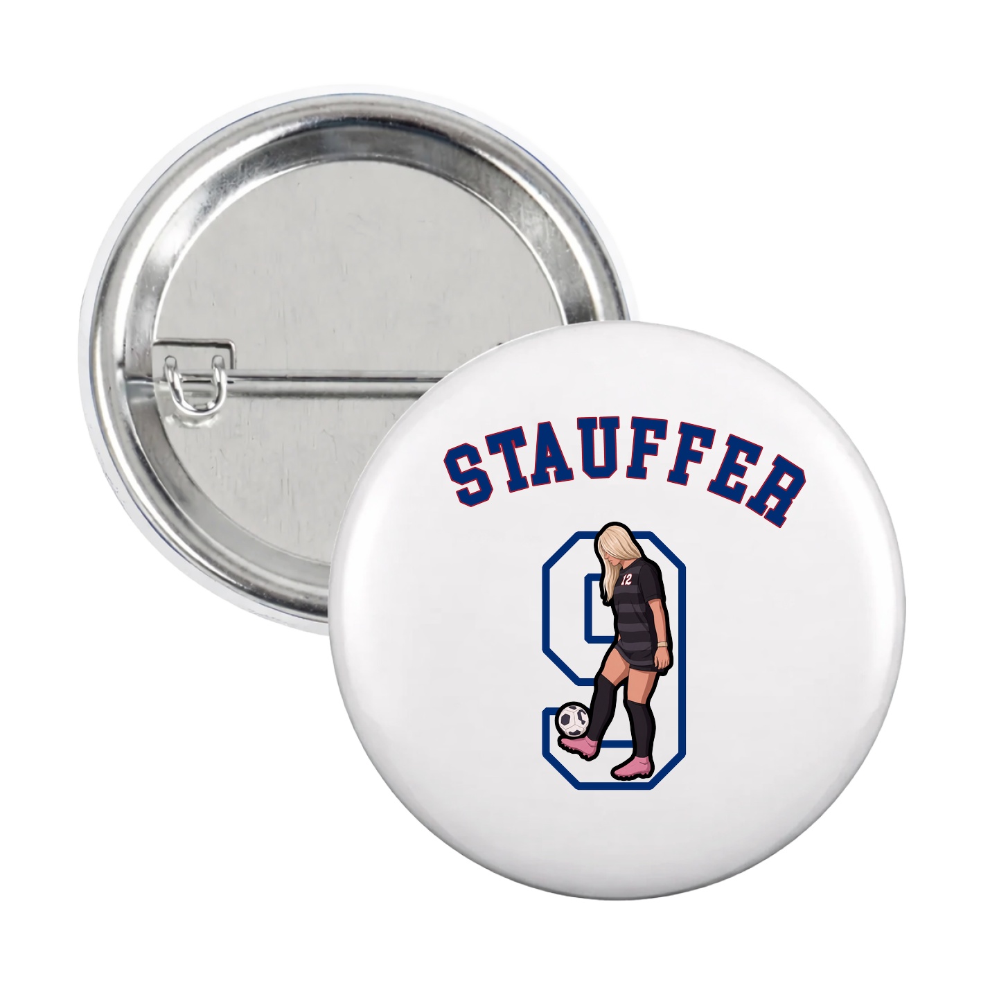 Game Day Button — Shirsey Arch in White