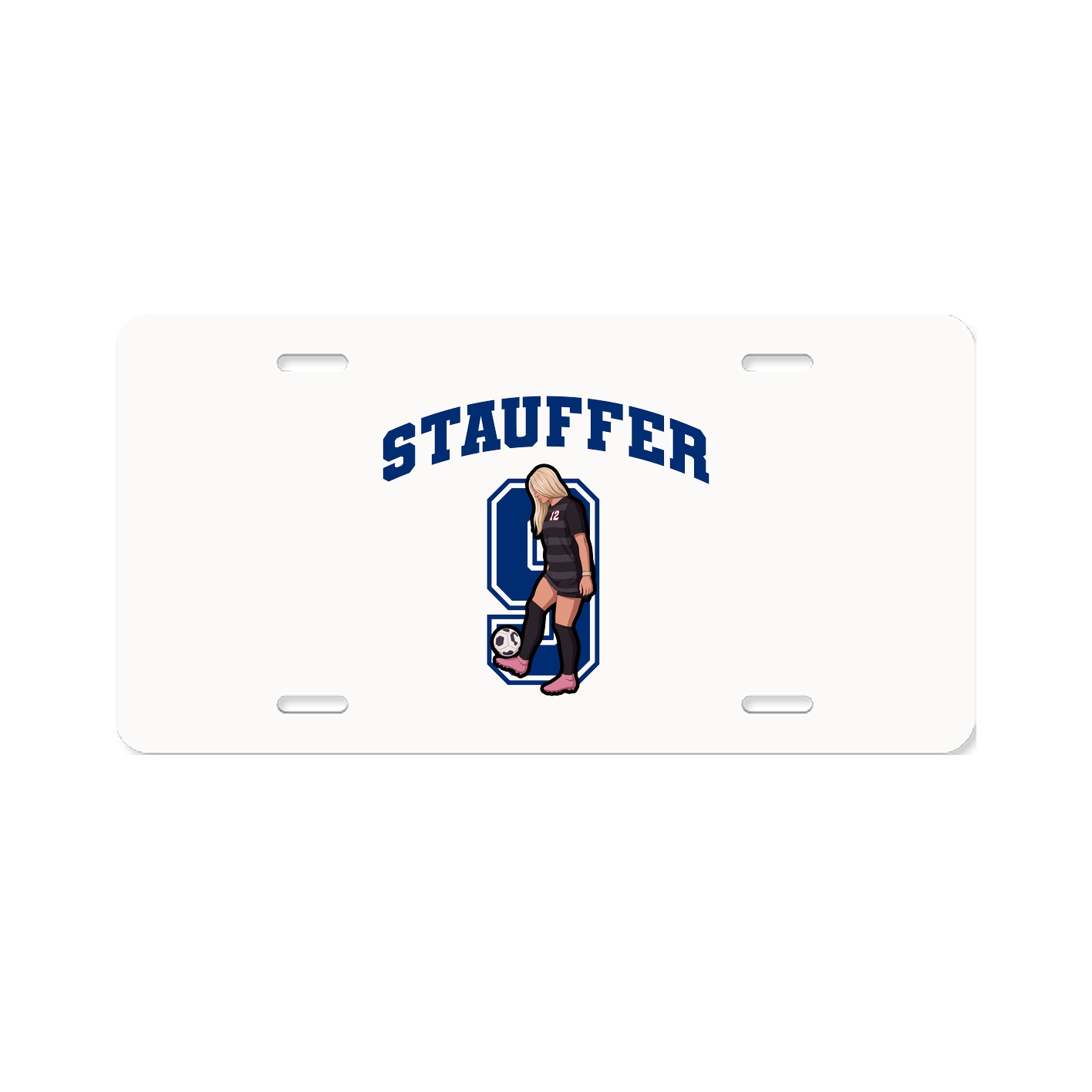 License Plate — Number in Classic