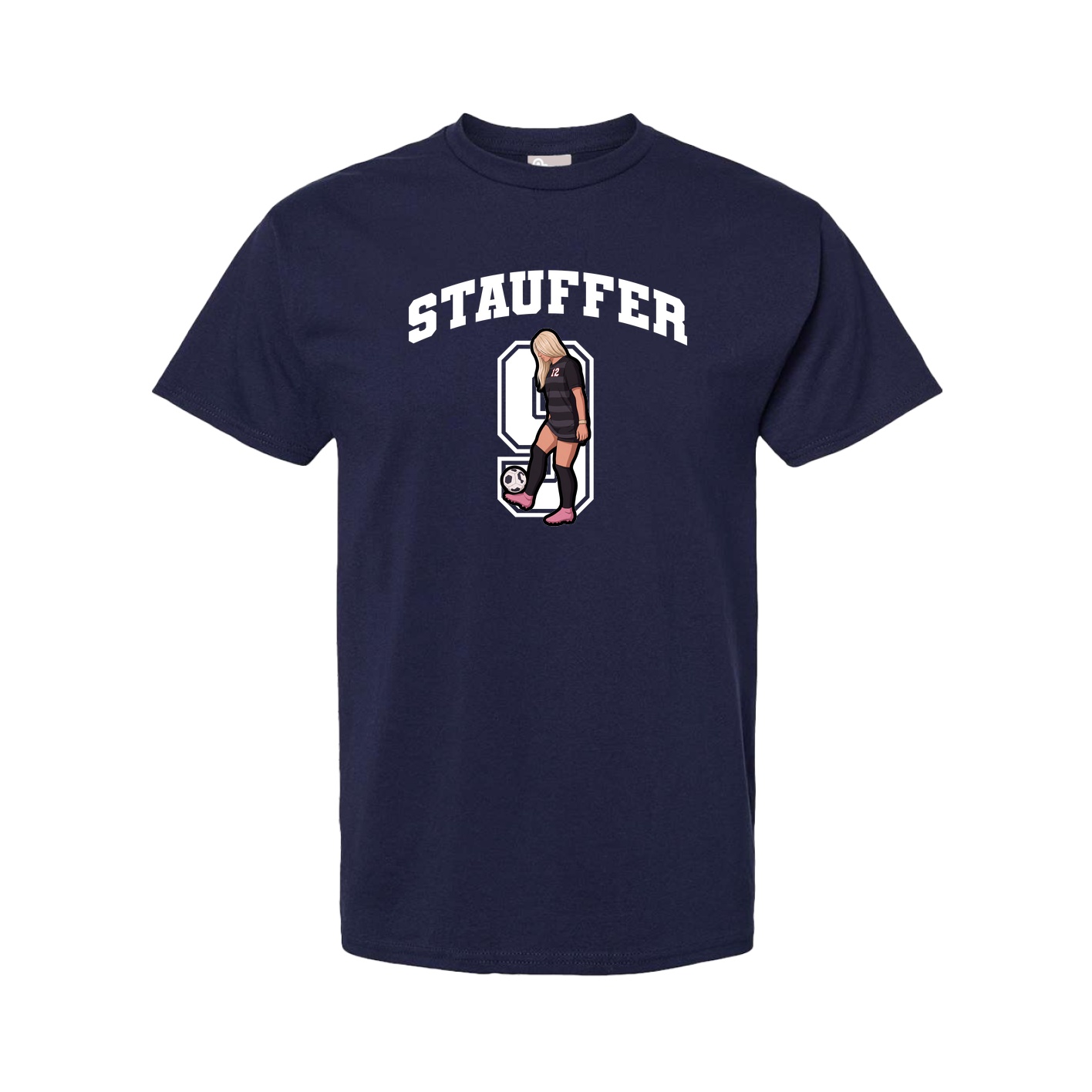Tee — Number in Navy