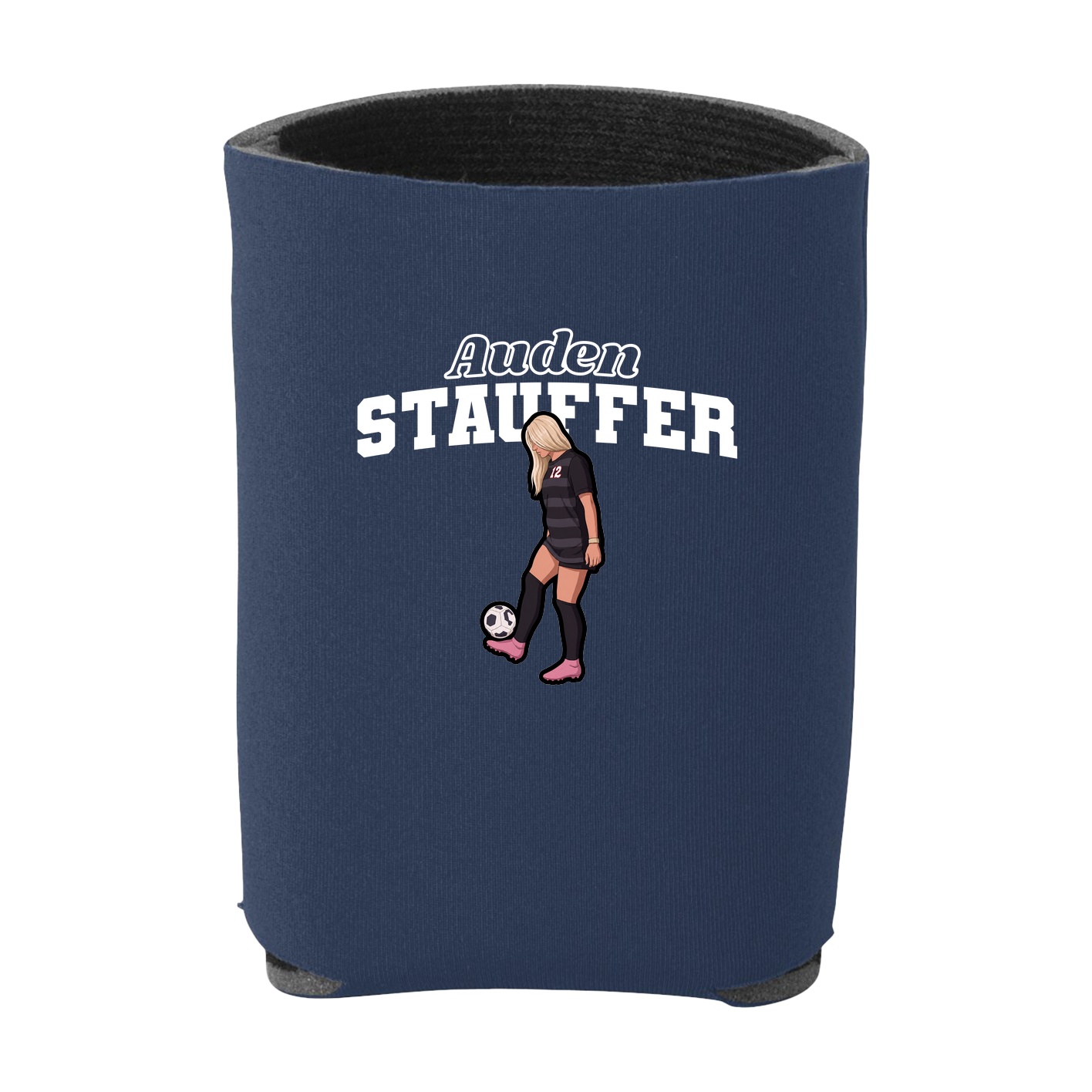 Can Holder — Name Arch in Navy